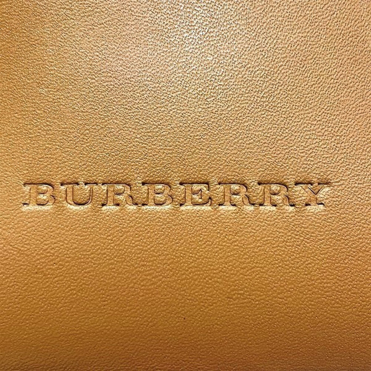 Burberry Beige Canvas Leather Handbag (Pre-Owned)