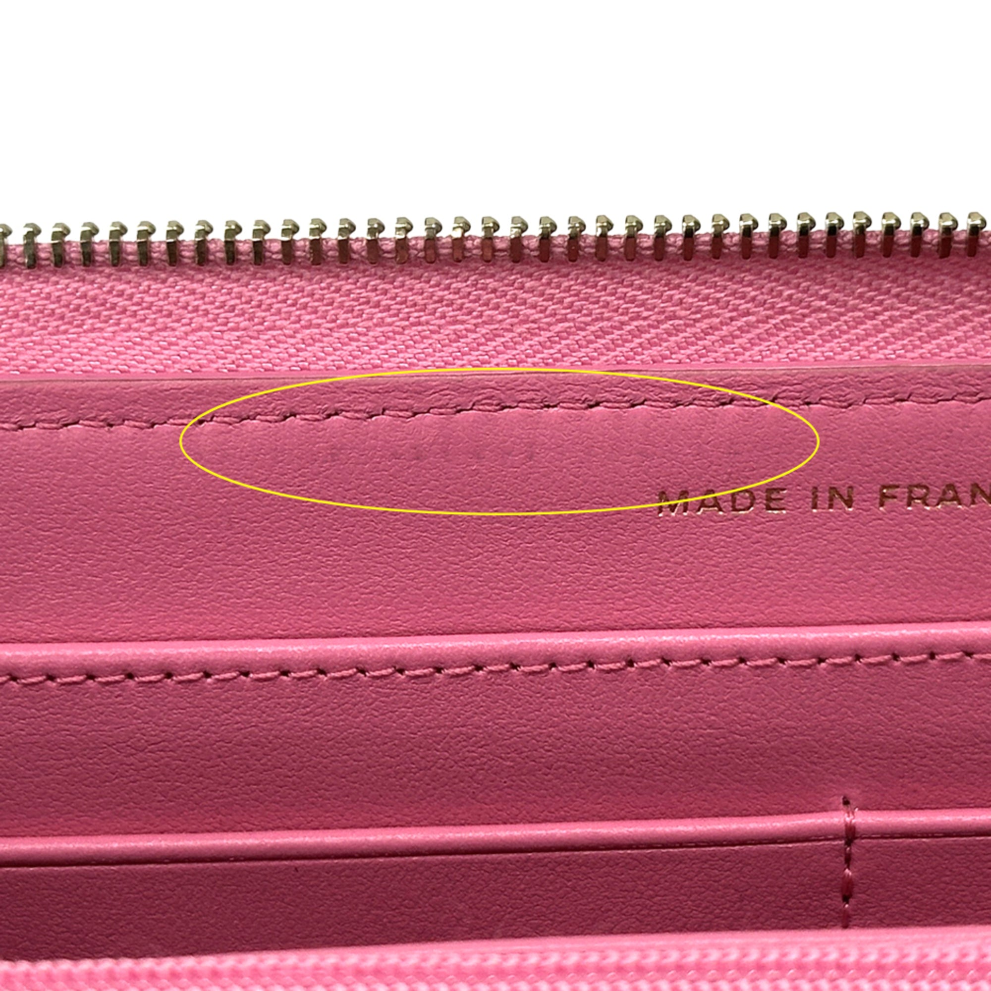 Chanel Pink Grained Calfskin (Pre-Owned)