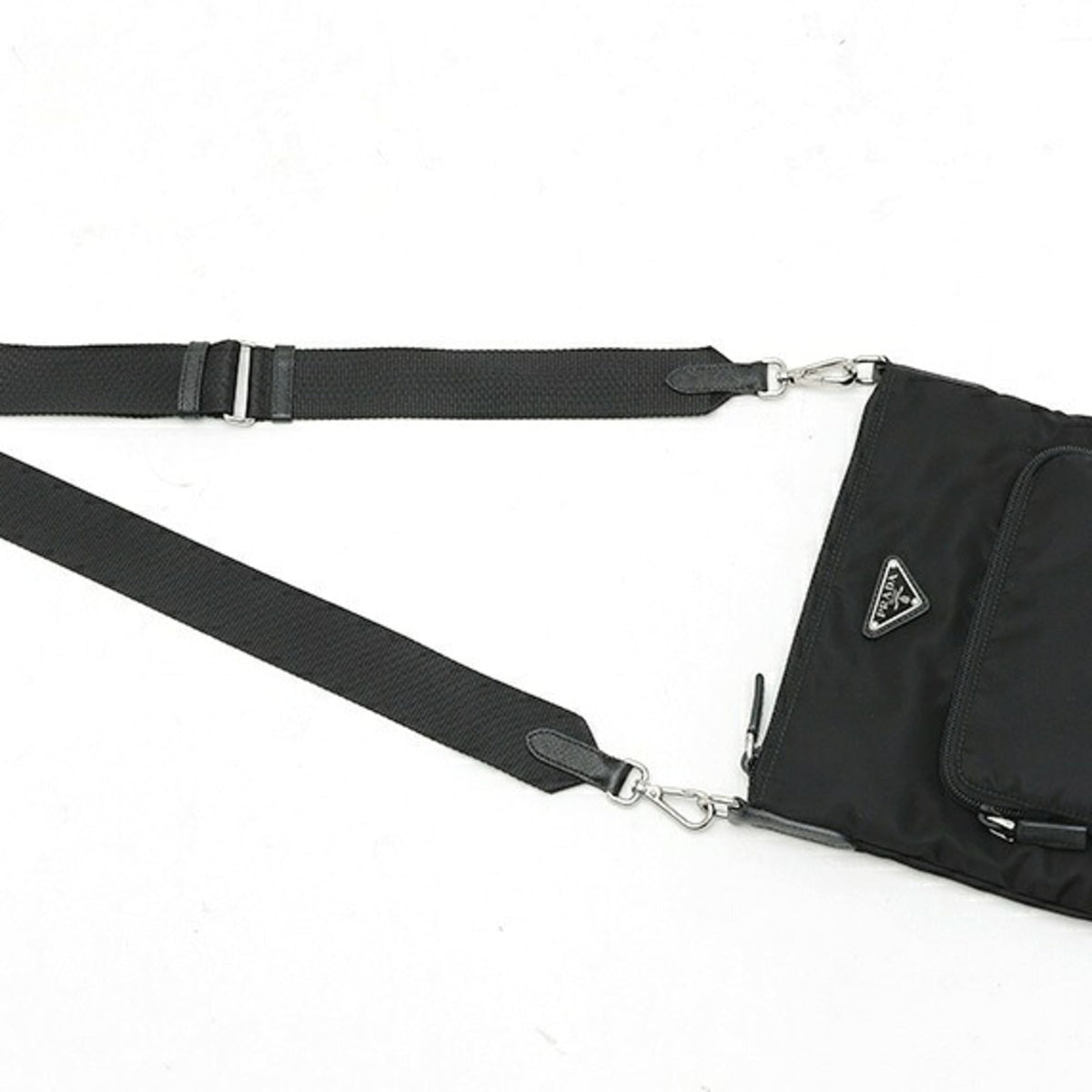 Prada Black Fabric Shoulder Bag (Pre-Owned)