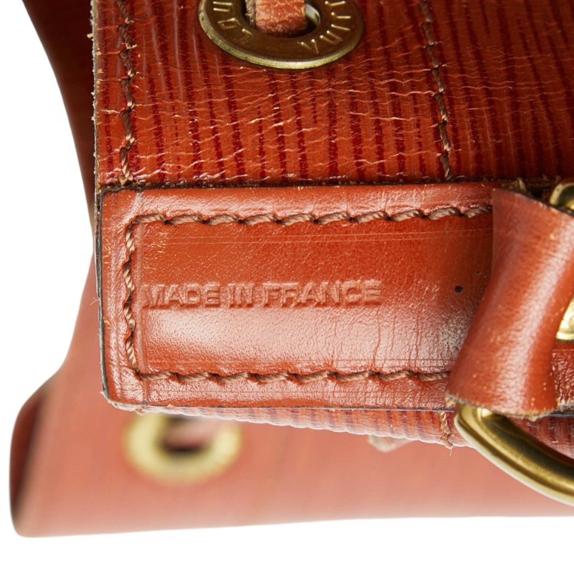 Louis Vuitton Epi Brown Leather Shoulder Bag (Pre-Owned)