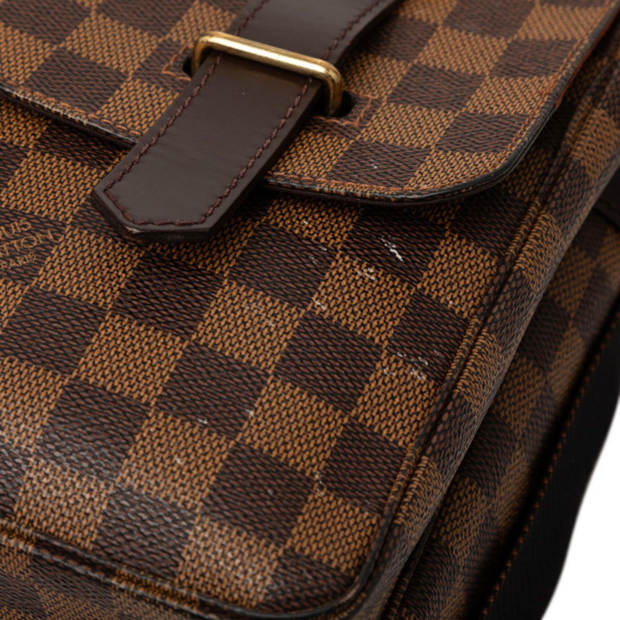 Louis Vuitton Brown Pvc Leather Handbag Shoulder Bag (Pre-Owned)