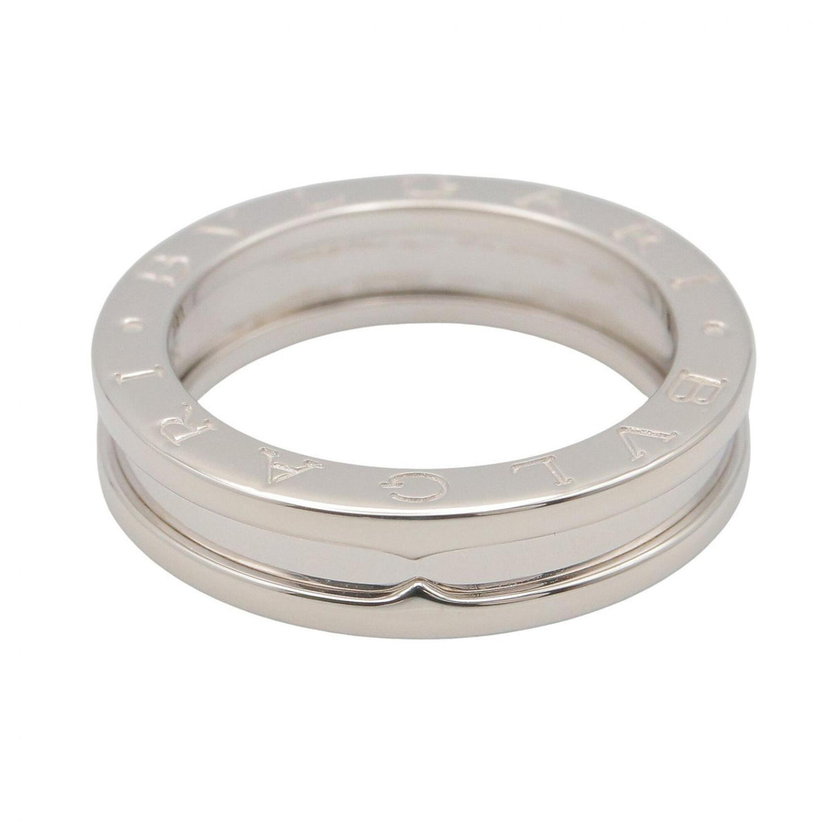 Bvlgari B.Zero1 Silver White Gold (18K) Band Ring (Pre-Owned)
