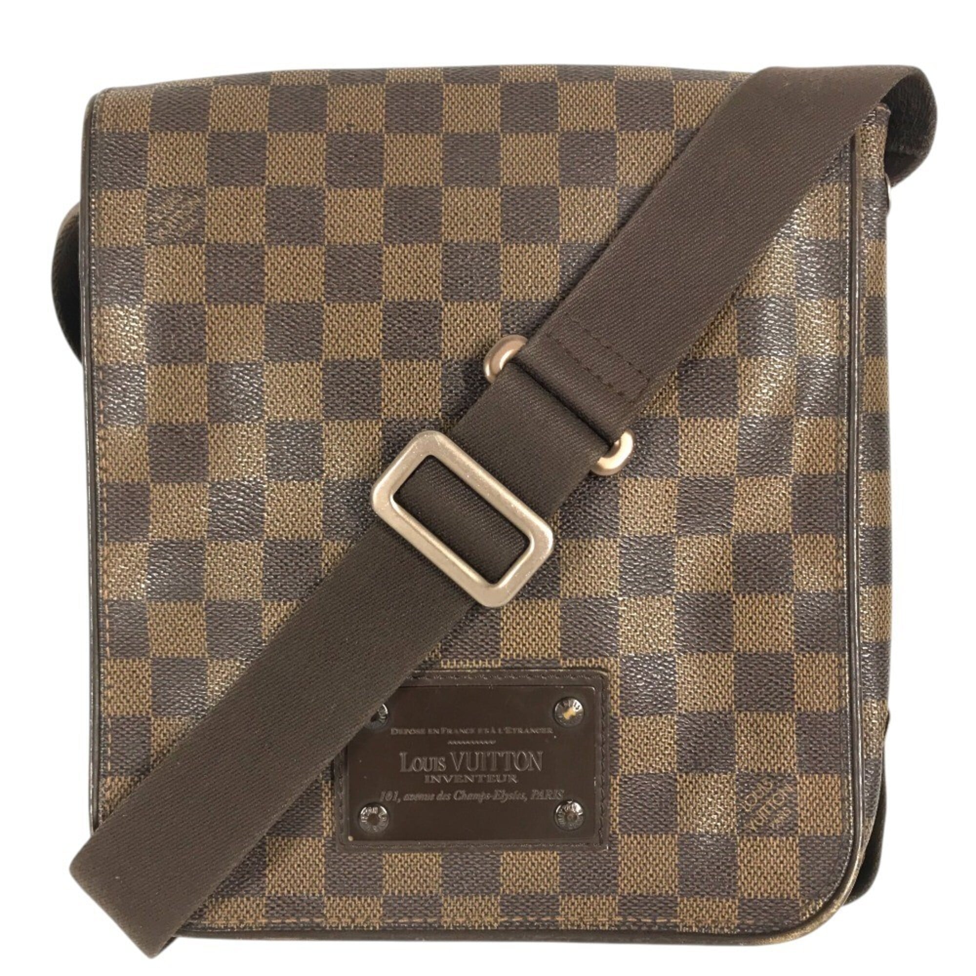 Louis Vuitton Damier Brown Ebene Damier Canvas Shoulder Bag (Pre-Owned)