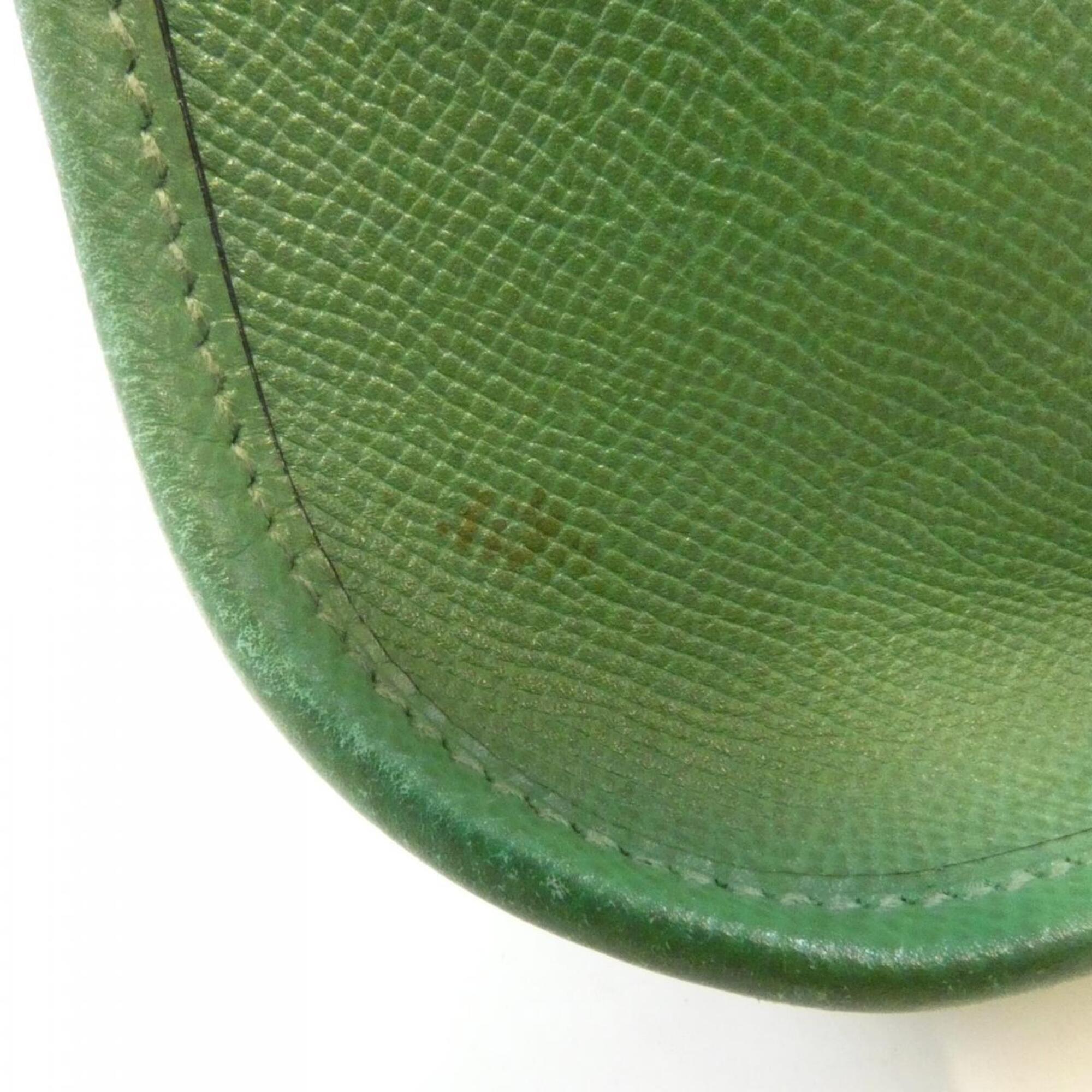 Hermes Green Courchevel Leather Shoulder Bag (Pre-Owned)