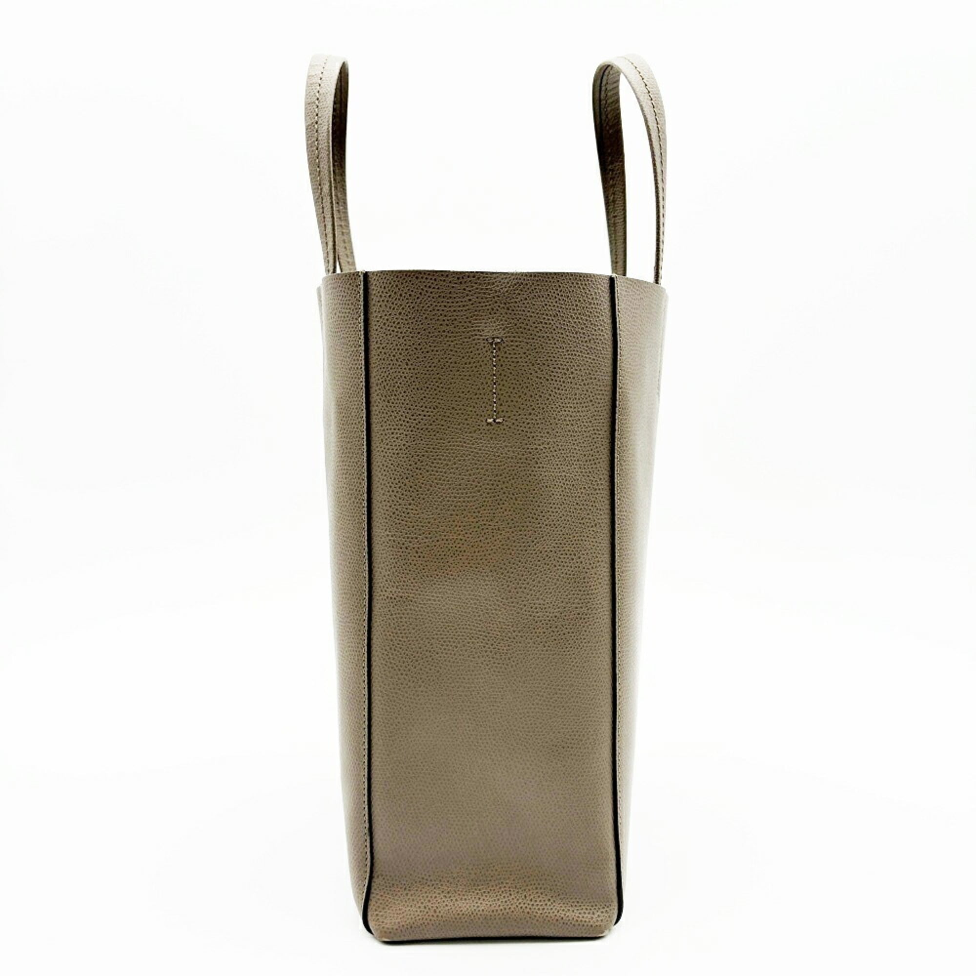 Celine Grayish Leather Shoulder Bag Tote Bag (Pre-Owned)