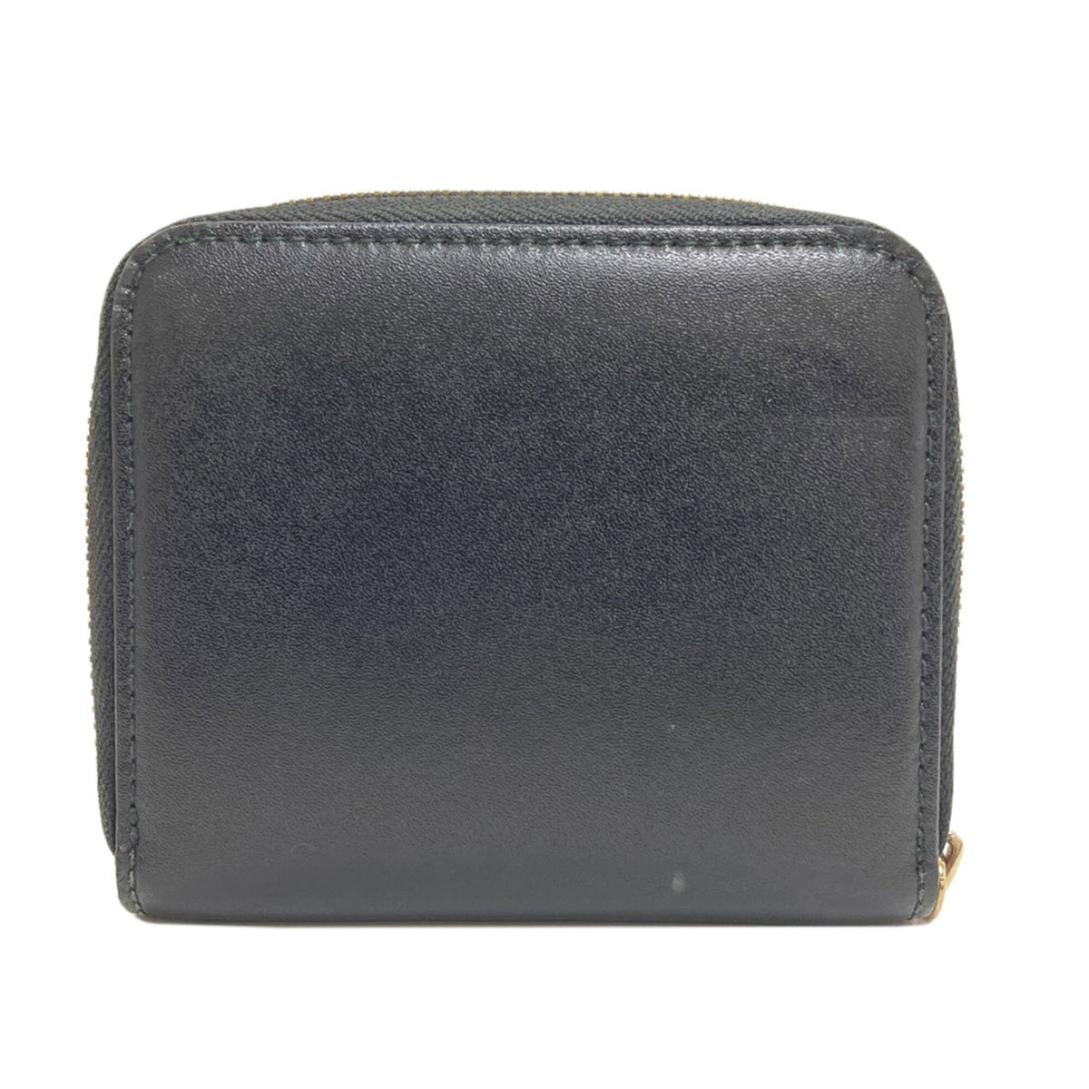 Salvatore Ferragamo Gancini Black Leather Wallet (Bi-Fold) (Pre-Owned)