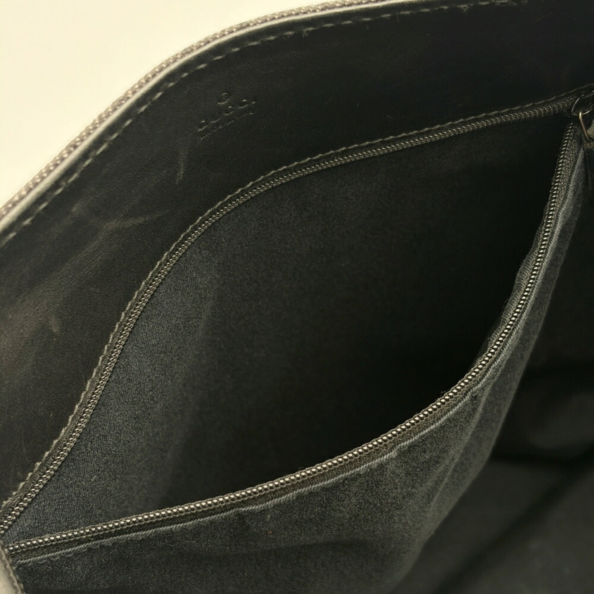 Gucci Black Gg Canvas Shoulder Bag Tote Bag (Pre-Owned)