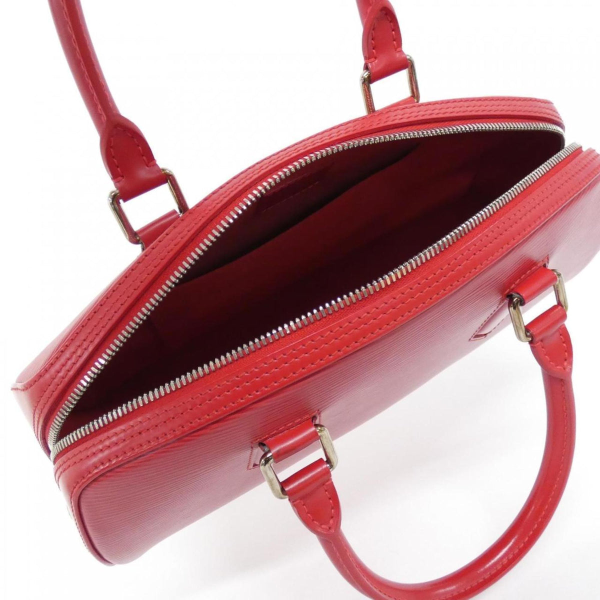 Louis Vuitton Rouge Leather Handbag (Pre-Owned)