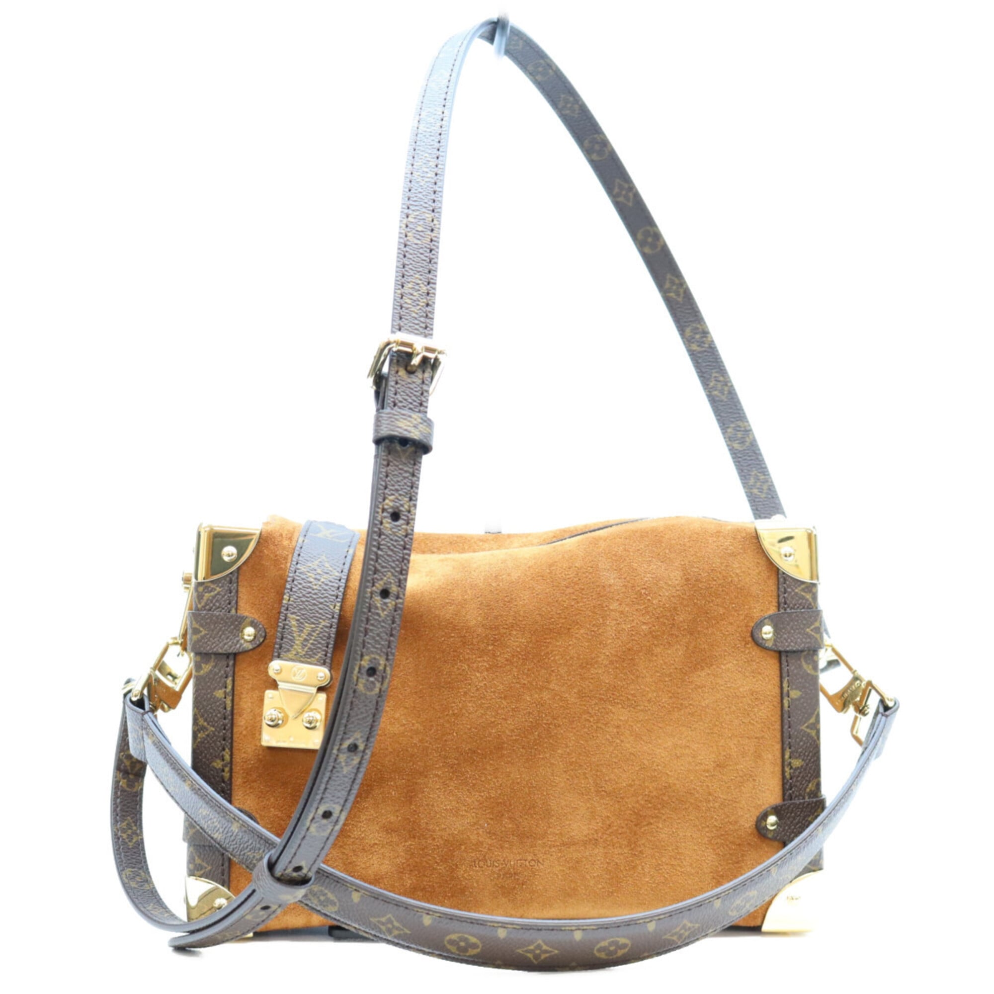 Louis Vuitton Brown Suede Shoulder Bag (Pre-Owned)