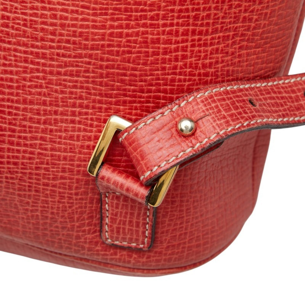 Loewe Red Color Leather Backpack (Pre-Owned)