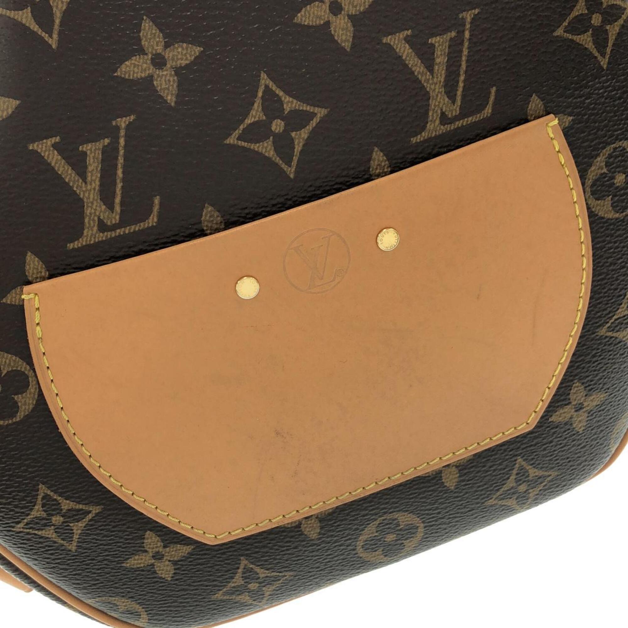 Louis Vuitton Brown Coated Canvas Shoulder Bag (Pre-Owned)