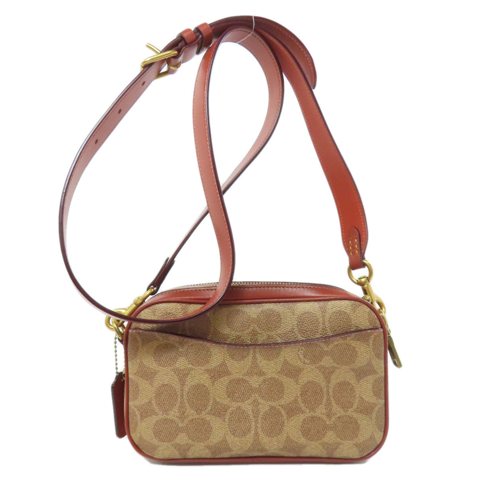 Coach Brown Pvc Shoulder Bag (Pre-Owned)