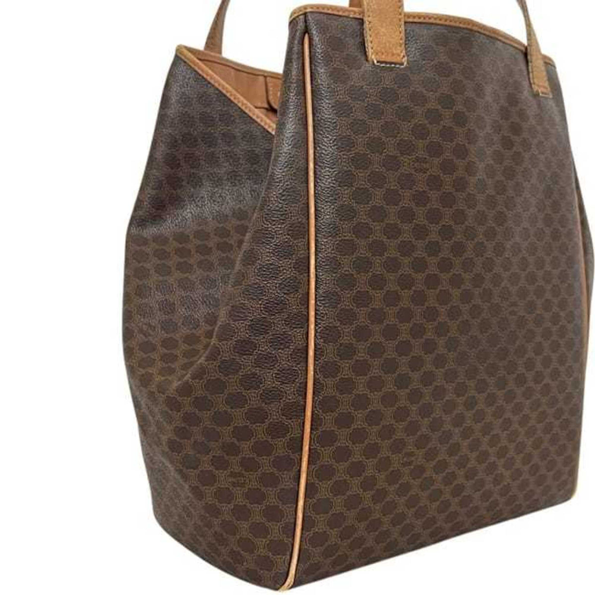 Celine Brown Pvc Tote Bag (Pre-Owned)
