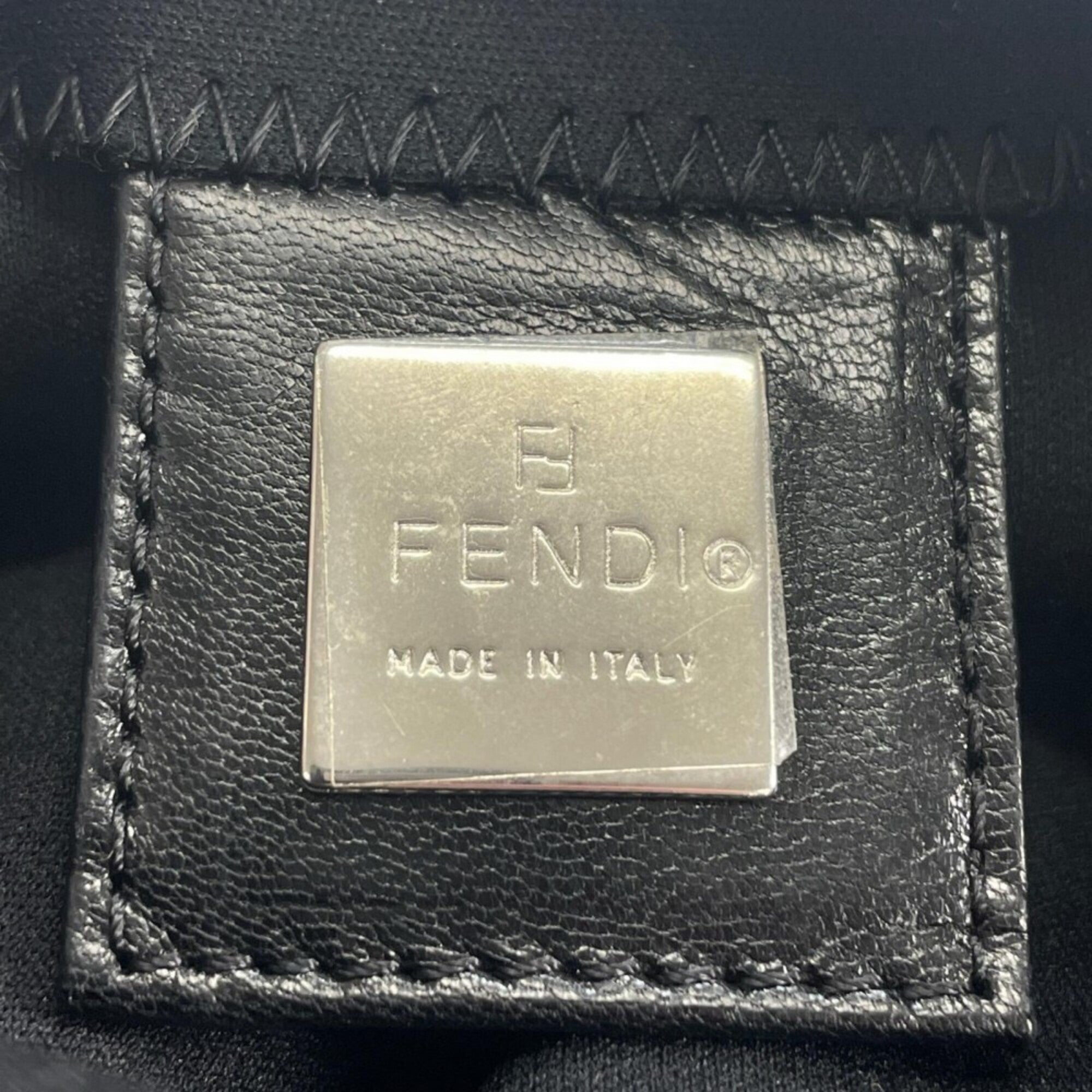 Fendi Black Satin Handbag (Pre-Owned)
