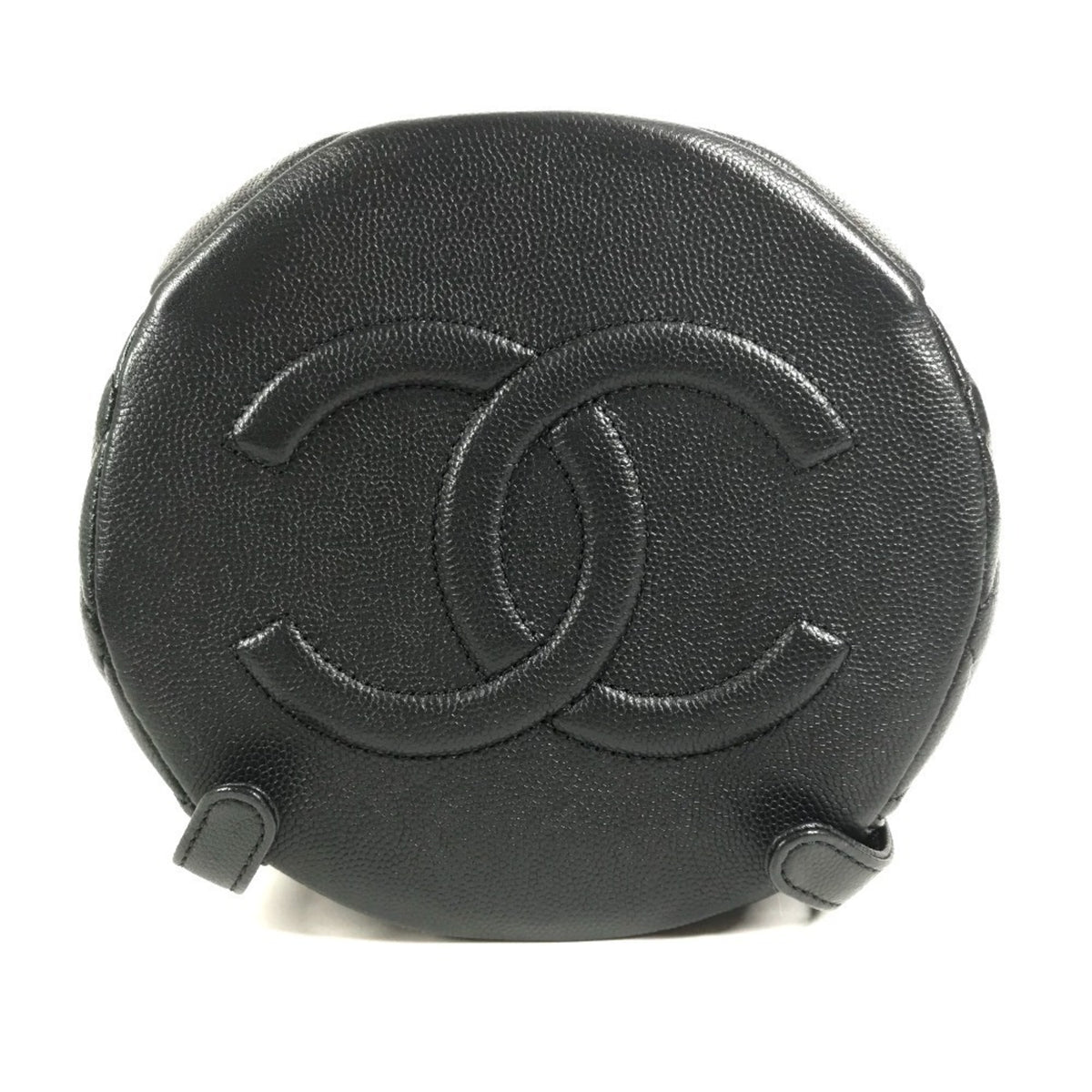 Chanel Black Grained Calfskin Backpack (Pre-Owned)