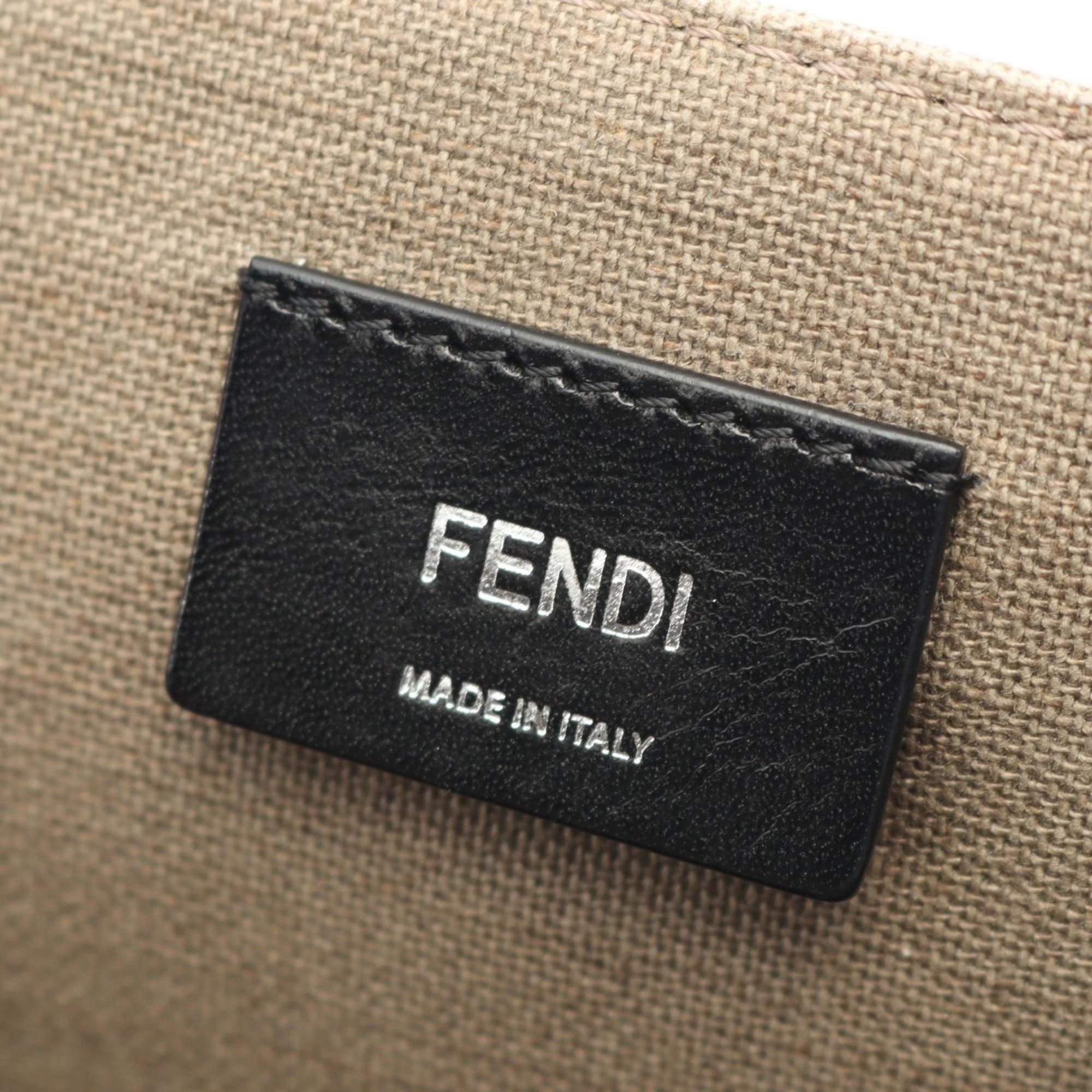Fendi Beige Canvas Tote Bag (Pre-Owned)