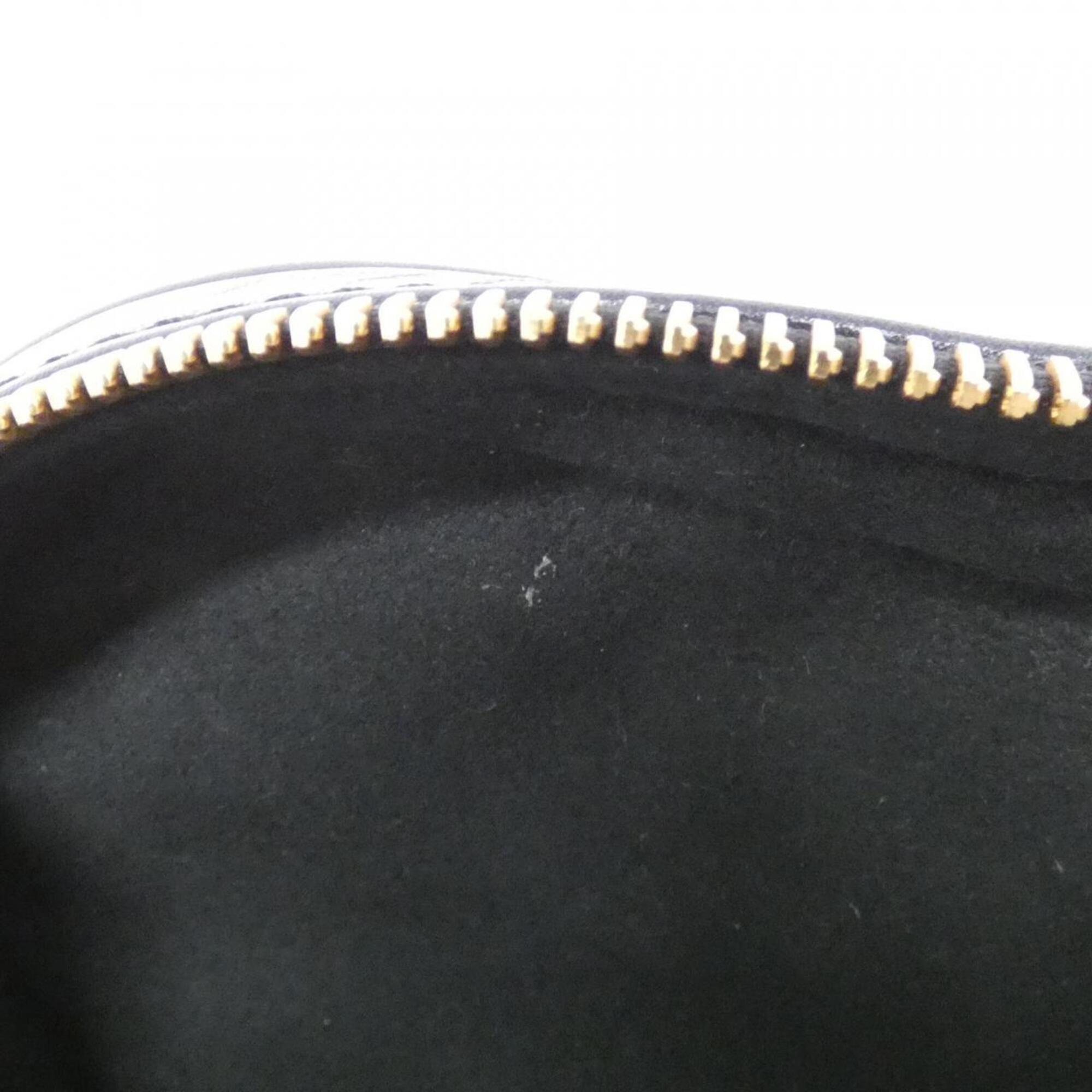Louis Vuitton Black Leather Shoulder Bag (Pre-Owned)