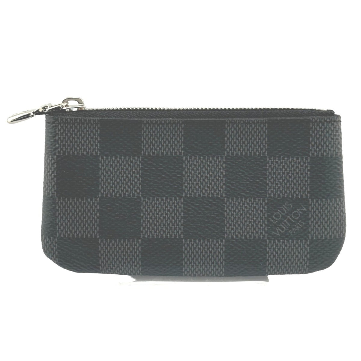Louis Vuitton Damier Graphite Gray Damier Graphite Coin Purse/Coin Case (Pre-Owned)