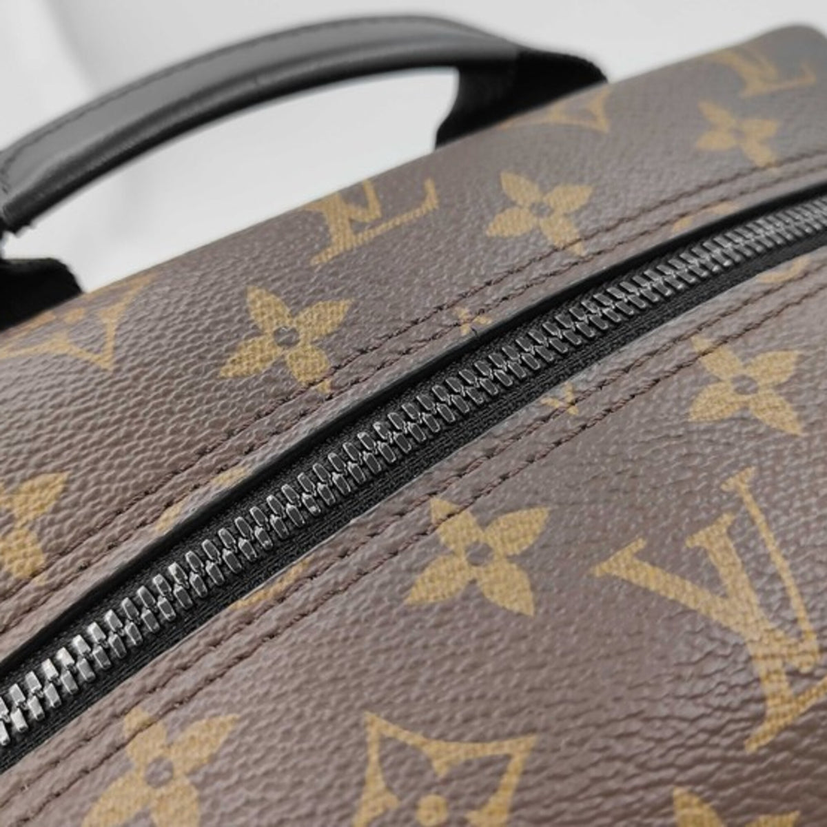 Louis Vuitton Monogram Macassar Black Brown Pvc Leather Backpack (Pre-Owned)