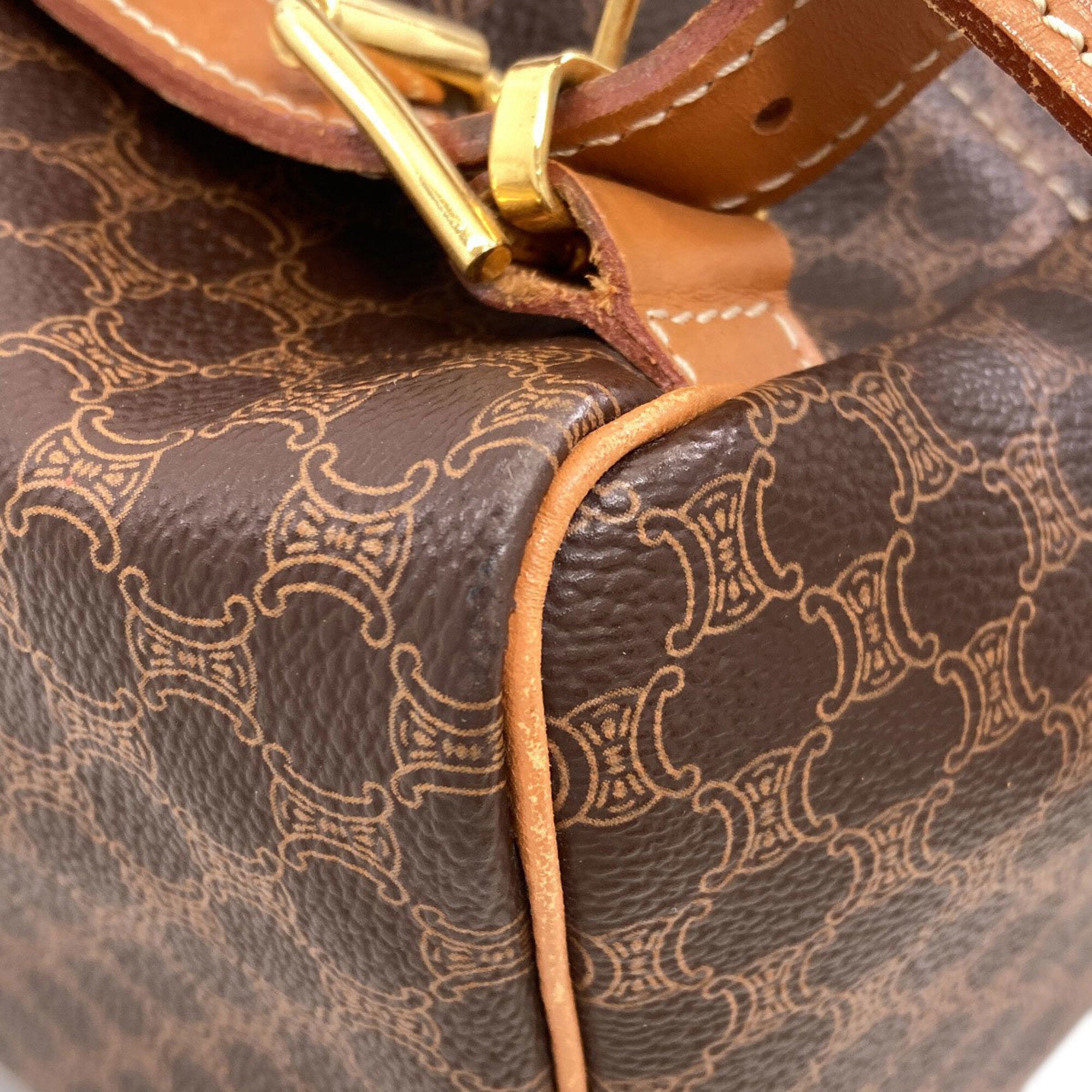 Celine Brown Pvc Backpack (Pre-Owned)