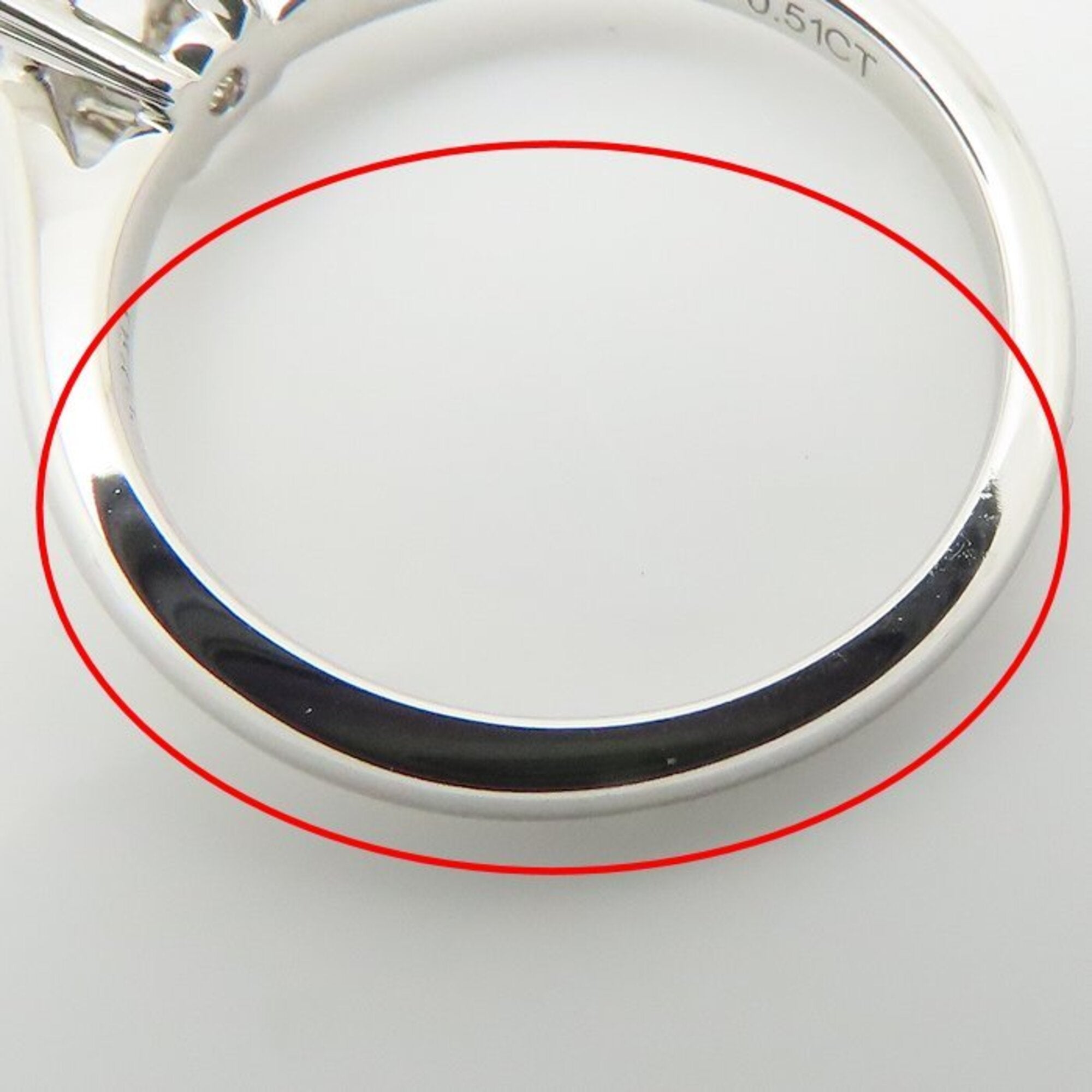 Harry Winston Platinum Platinum 950 Band Ring (Pre-Owned)
