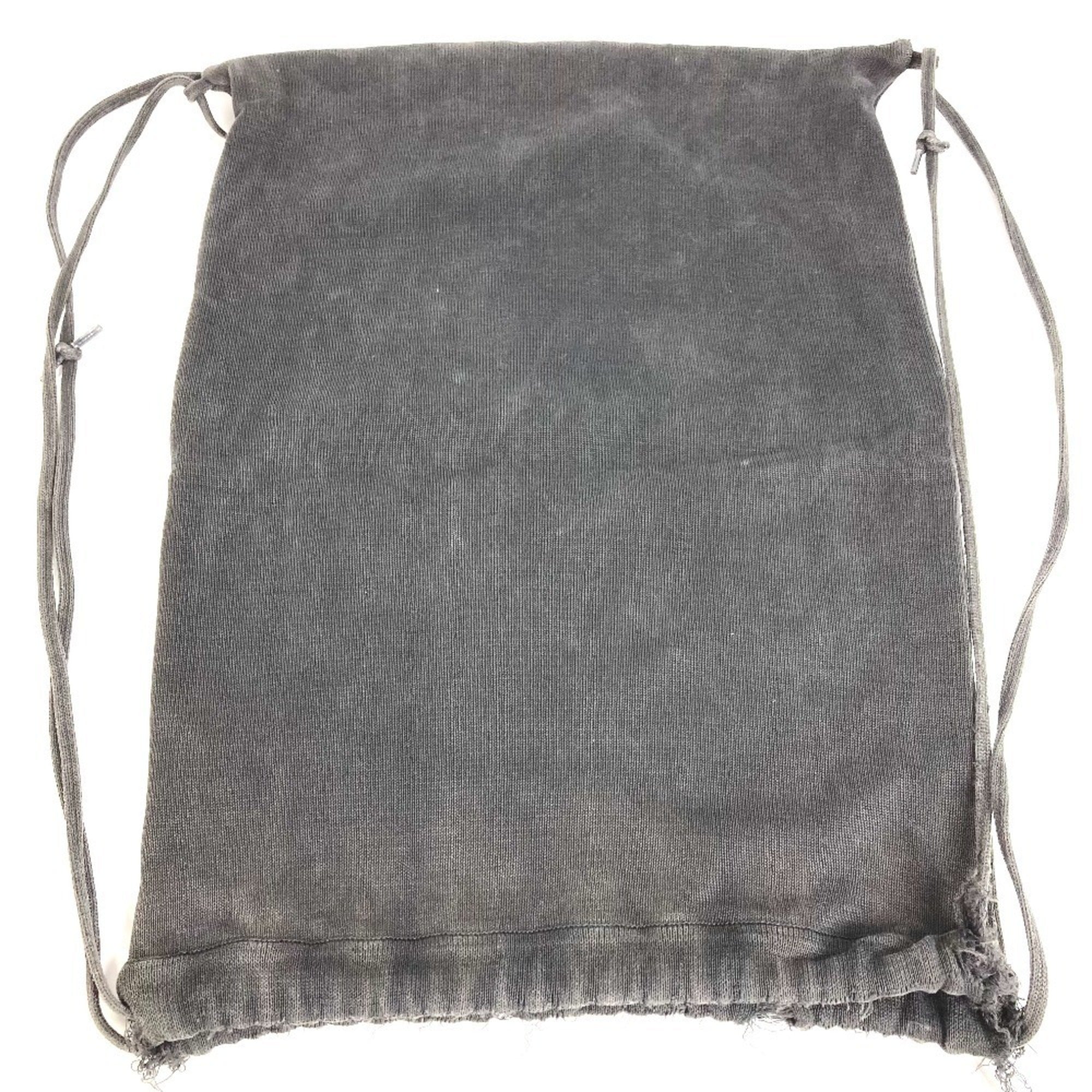 Chanel Beige Black Cotton Backpack (Pre-Owned)