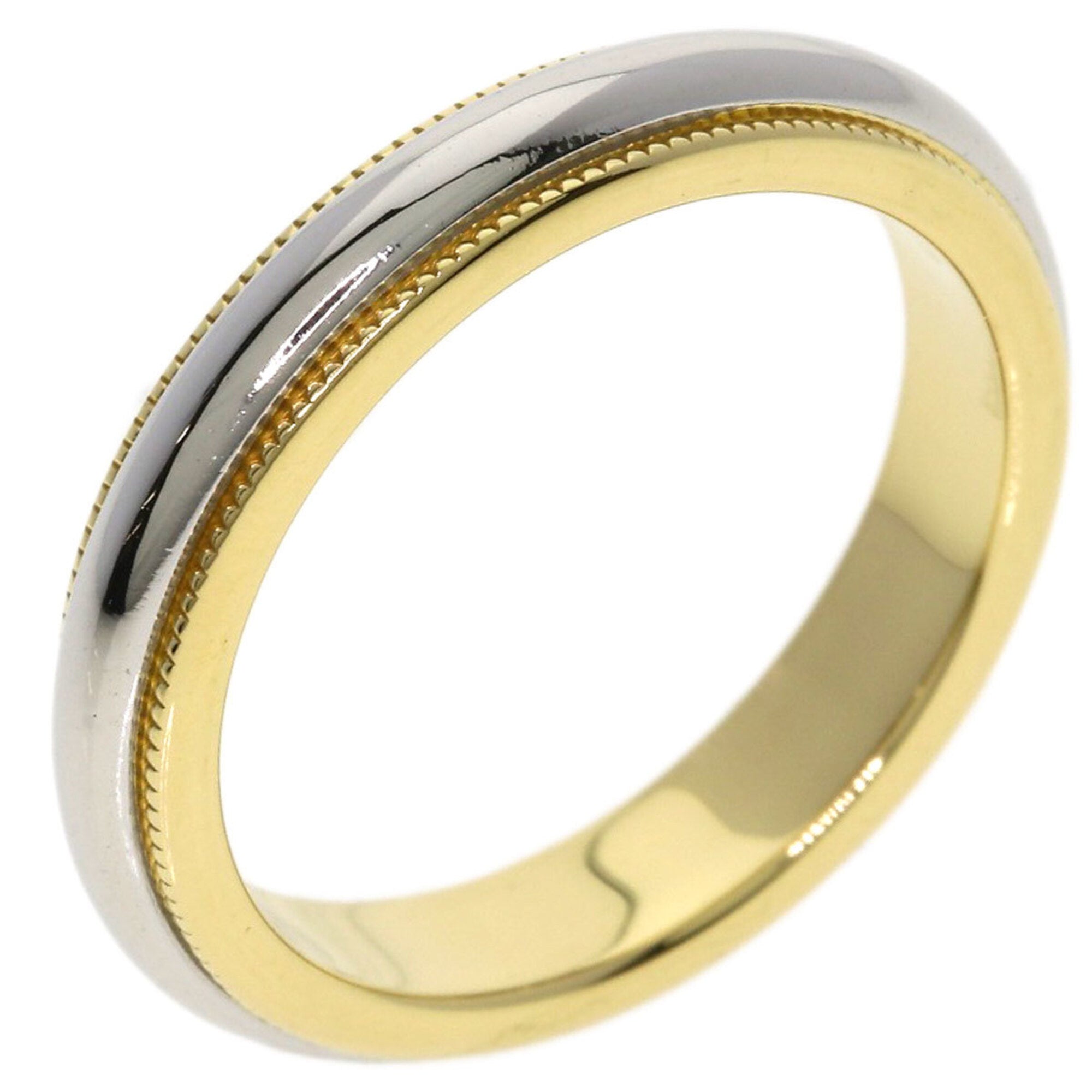 Tiffany Yellow Gold (18K) Platinum 950 Band Ring (Pre-Owned)