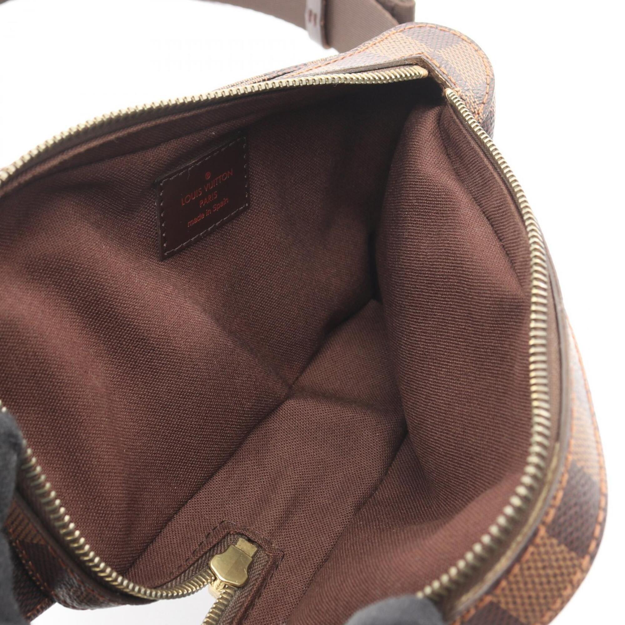 Louis Vuitton Brown Damier Canvas Coated Canvas Fanny Pack Sling Bag (Pre-Owned)