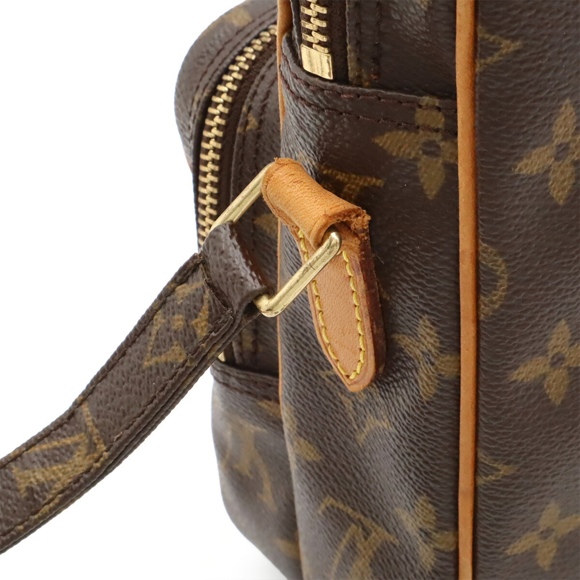 Louis Vuitton Brown Monogram Canvas Pochette Shoulder Bag (Pre-Owned)