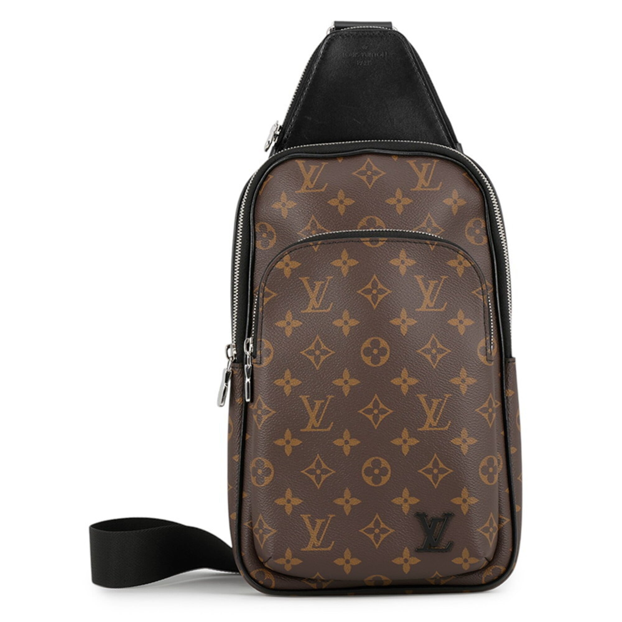 Louis Vuitton Monogram Macassar Black Monogram Macassar Noir Shoulder Bag Sling Bag (Pre-Owned)