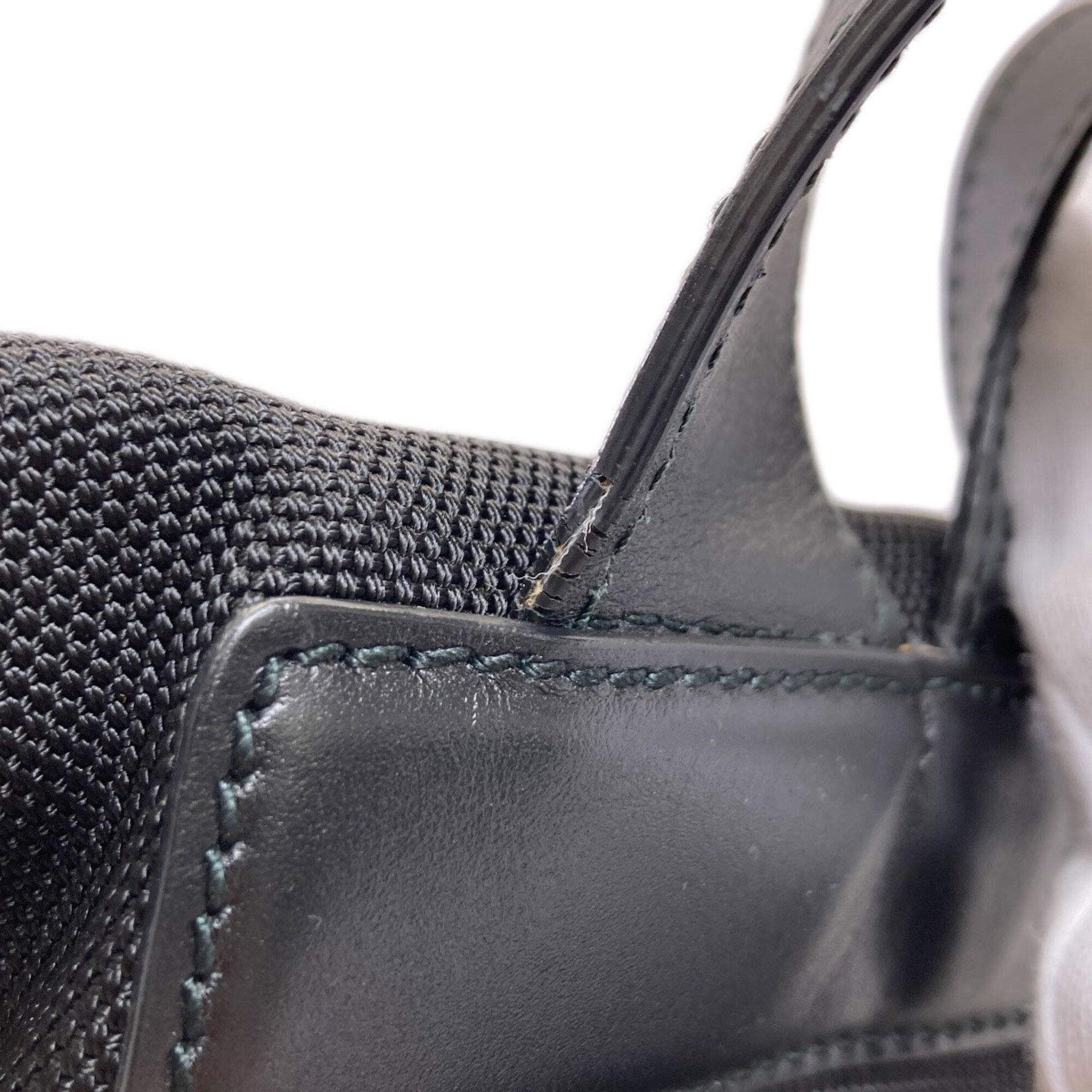 Gucci Black Canvas Backpack (Pre-Owned)