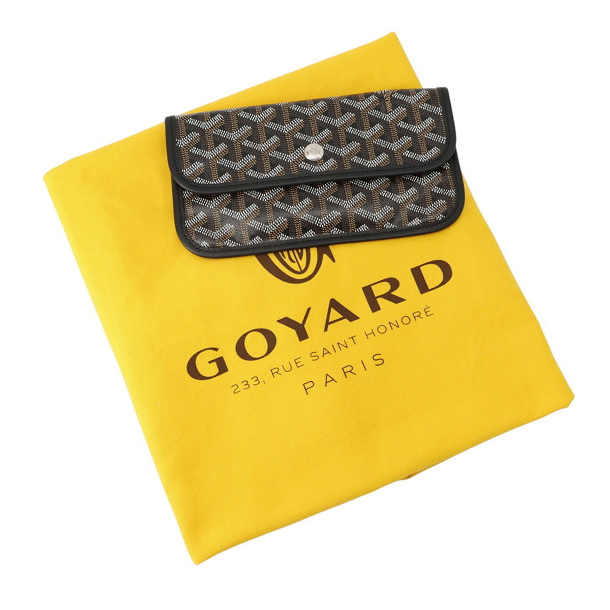 Goyard Black Pvc Leather Handbag Pouch Shoulder Bag (Pre-Owned)
