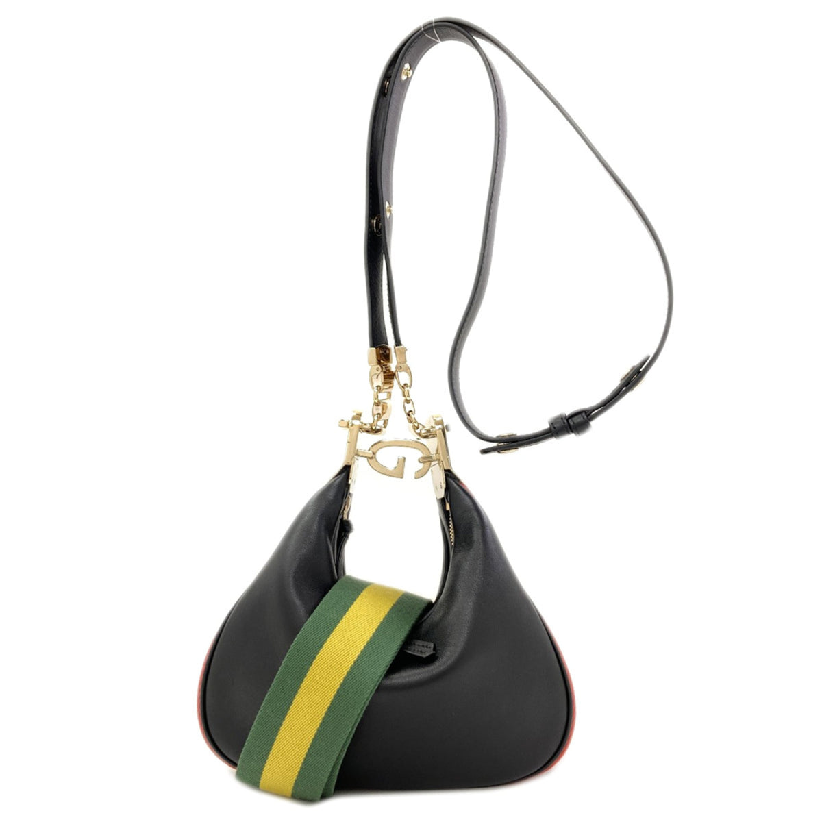 Gucci Black Leather Shoulder Bag (Pre-Owned)