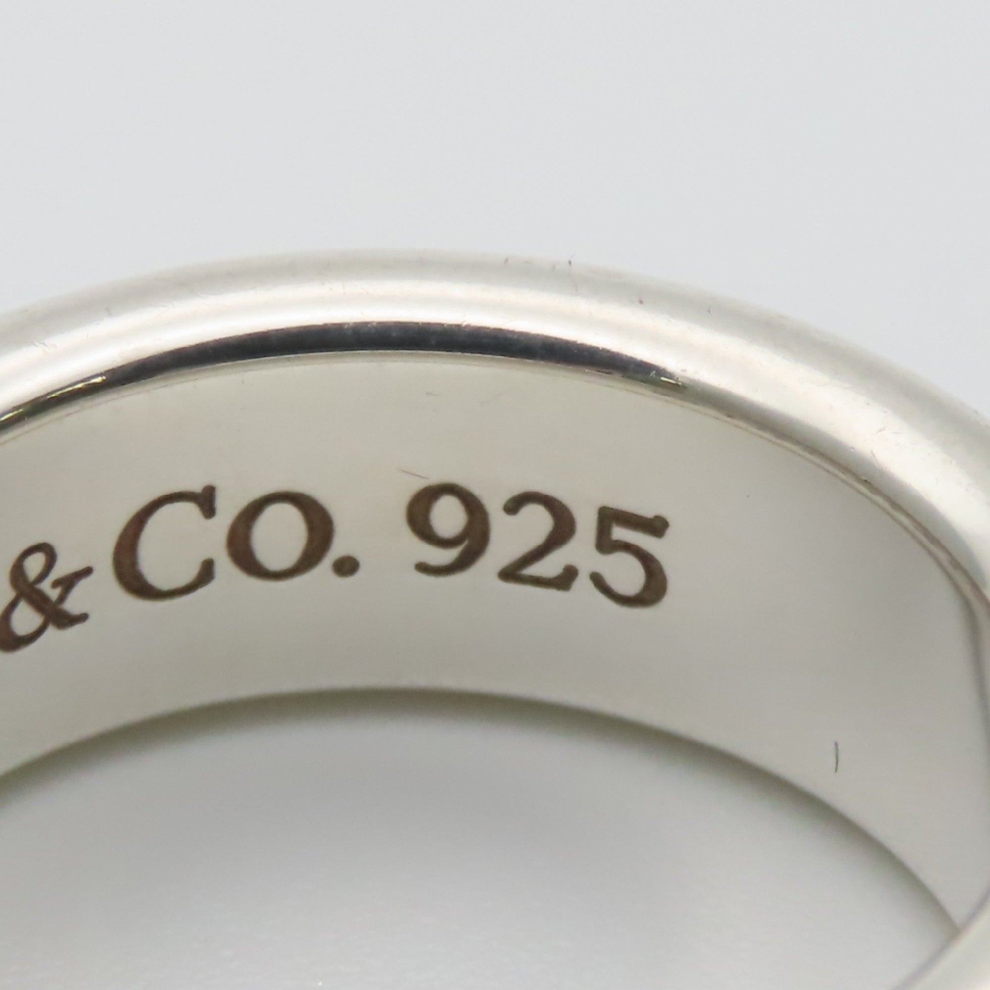 Tiffany Silver Silver 925 Band Ring (Pre-Owned)