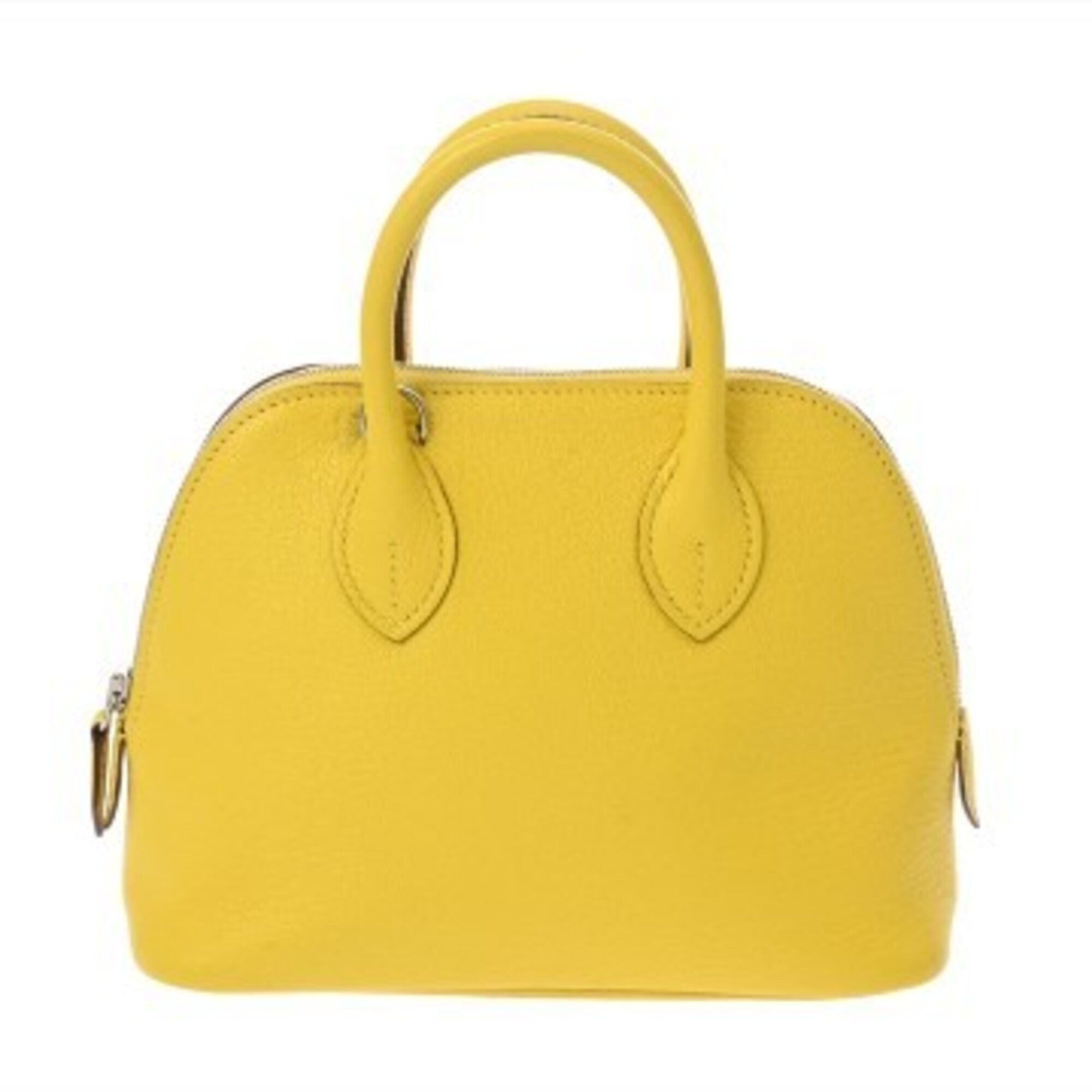 Hermes Lime Chevre Leather Handbag (Pre-Owned)
