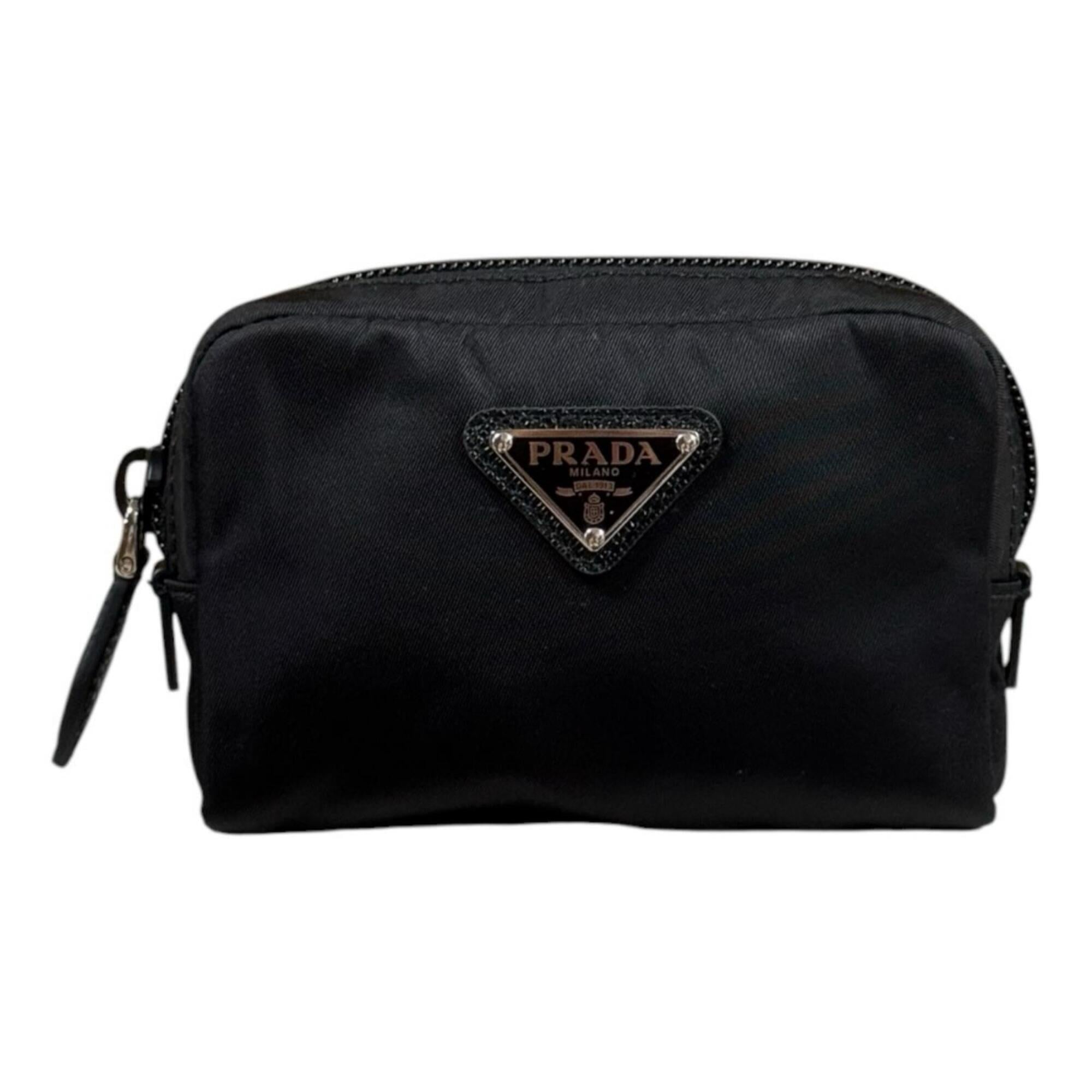 Prada Black Nylon Pouch (Pre-Owned)