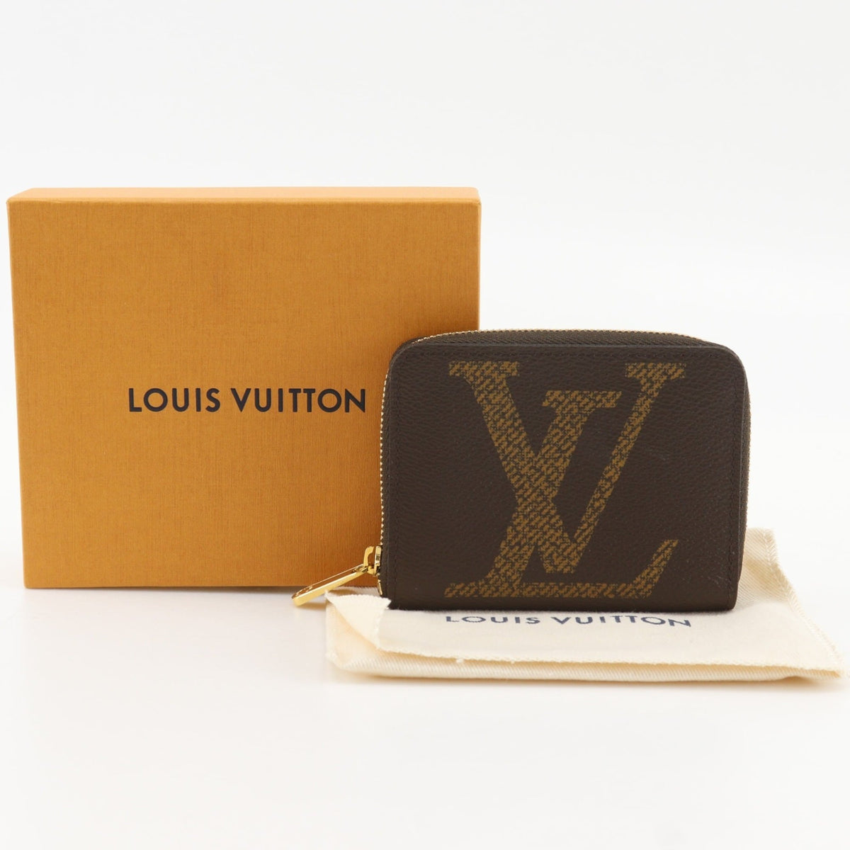Louis Vuitton Brown Monogram Coin Purse/Coin Case (Pre-Owned)