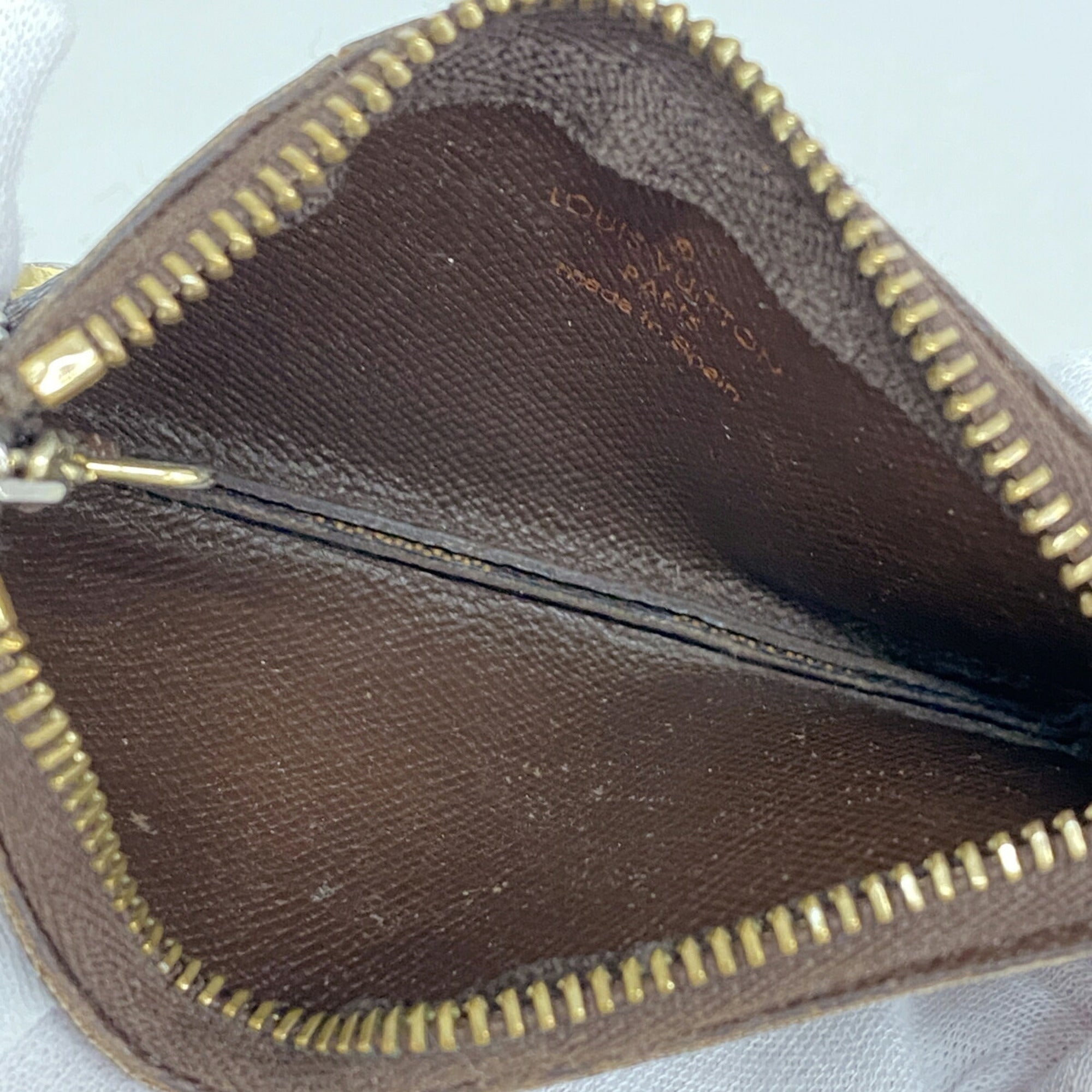 Louis Vuitton Ebene Coin Purse/Coin Case (Pre-Owned)