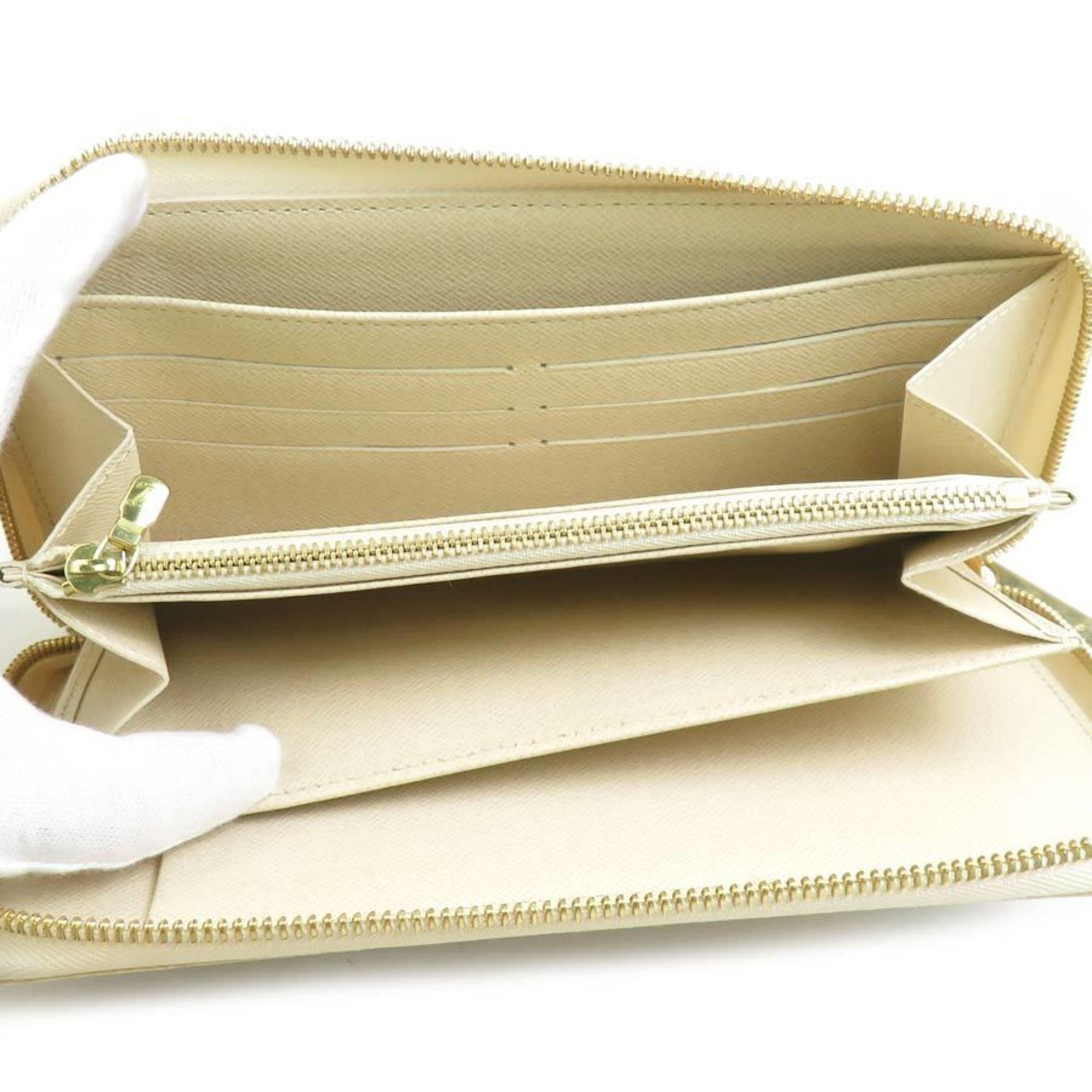 Louis Vuitton Damier Azur Ivory Damier Azur Long Wallet (Bi-Fold) (Pre-Owned)