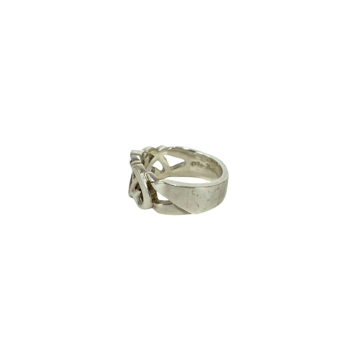Tiffany Silver Silver 925 Band Ring (Pre-Owned)