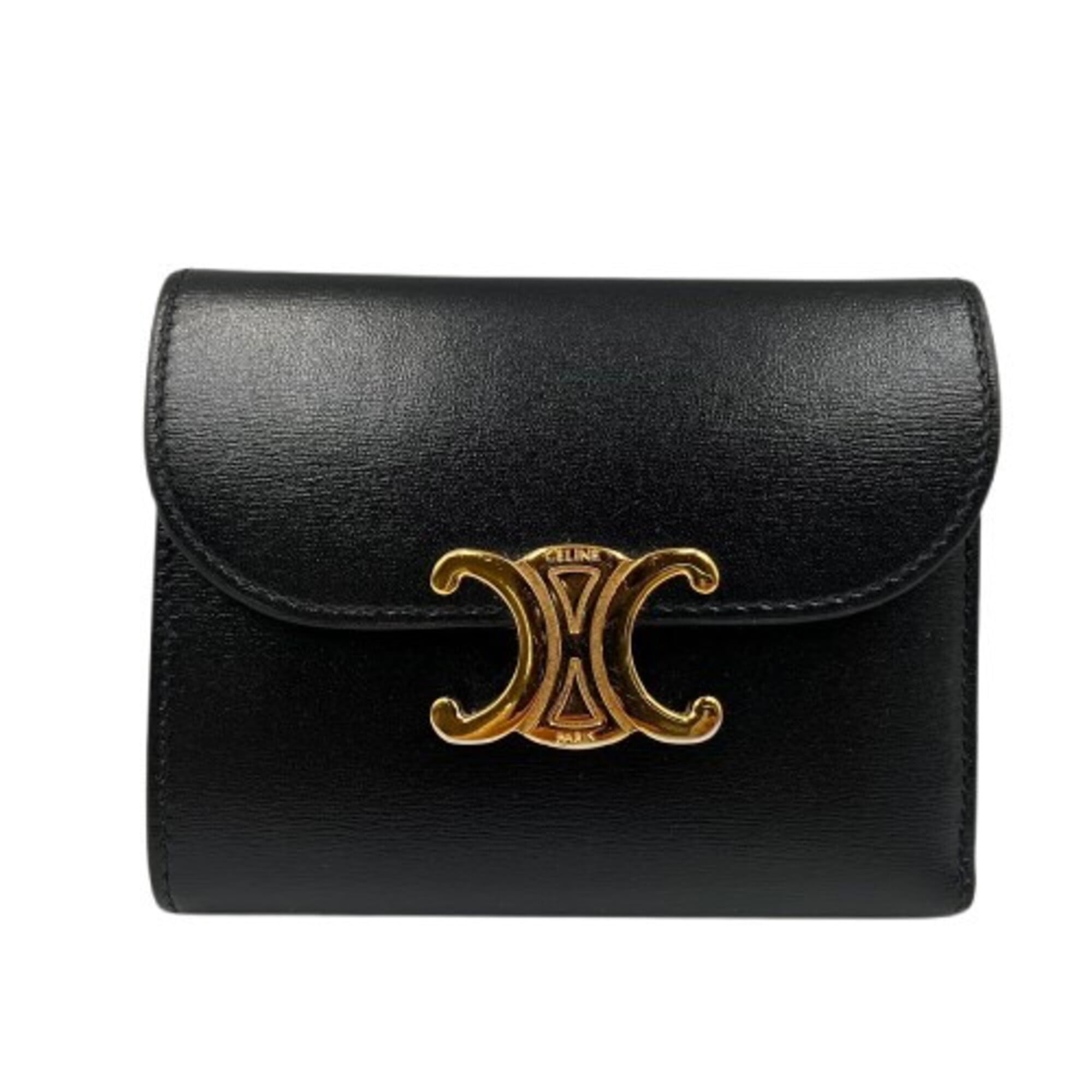 Celine Black Wallet (Tri-Fold) (Pre-Owned)