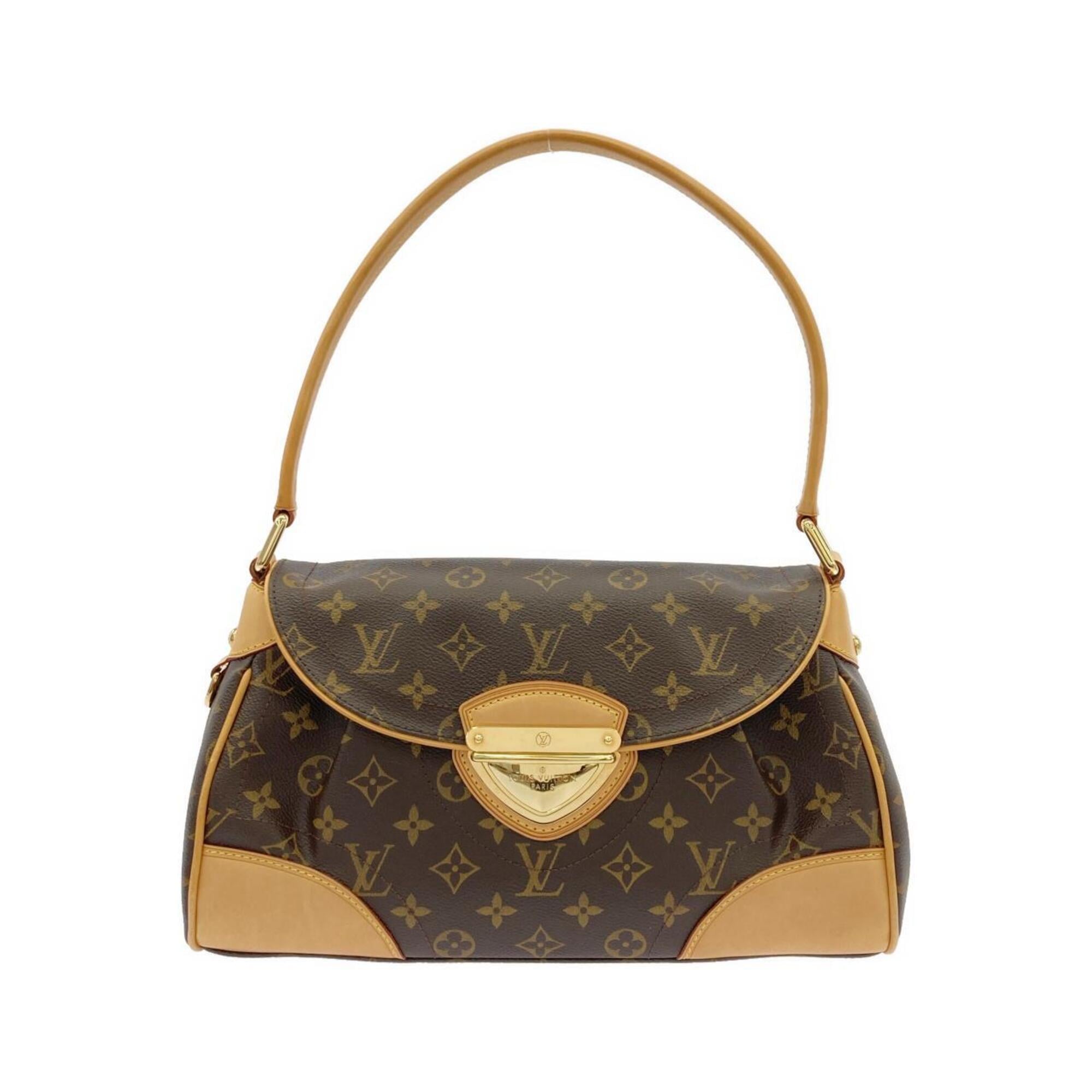 Louis Vuitton Marron Coated Canvas Shoulder Bag (Pre-Owned)