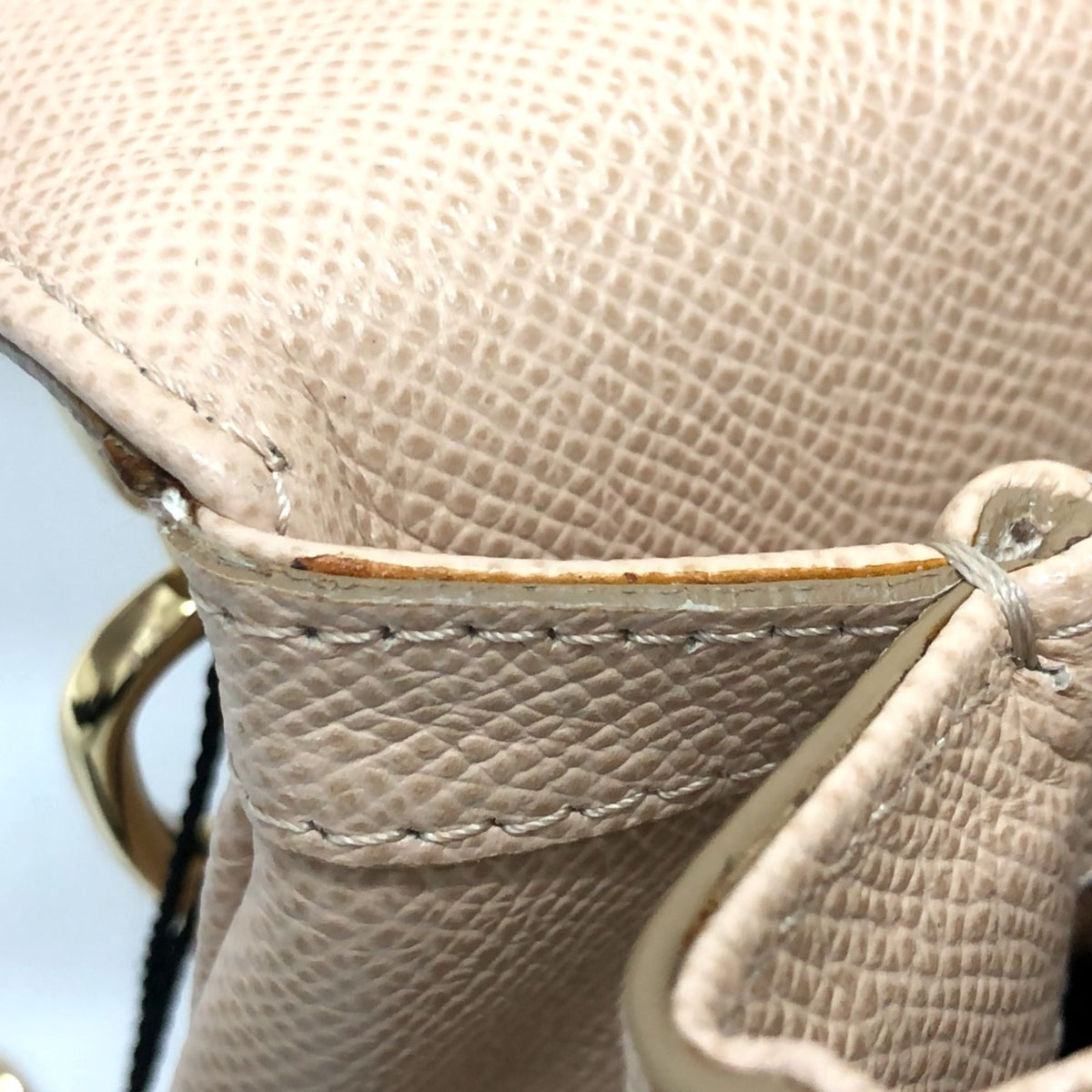 Dolce & Gabbana Beige Leather Shoulder Bag (Pre-Owned)