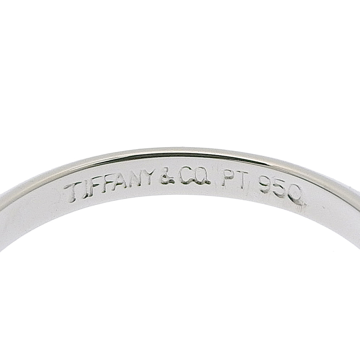 Tiffany Platinum 950 Band Ring (Pre-Owned)