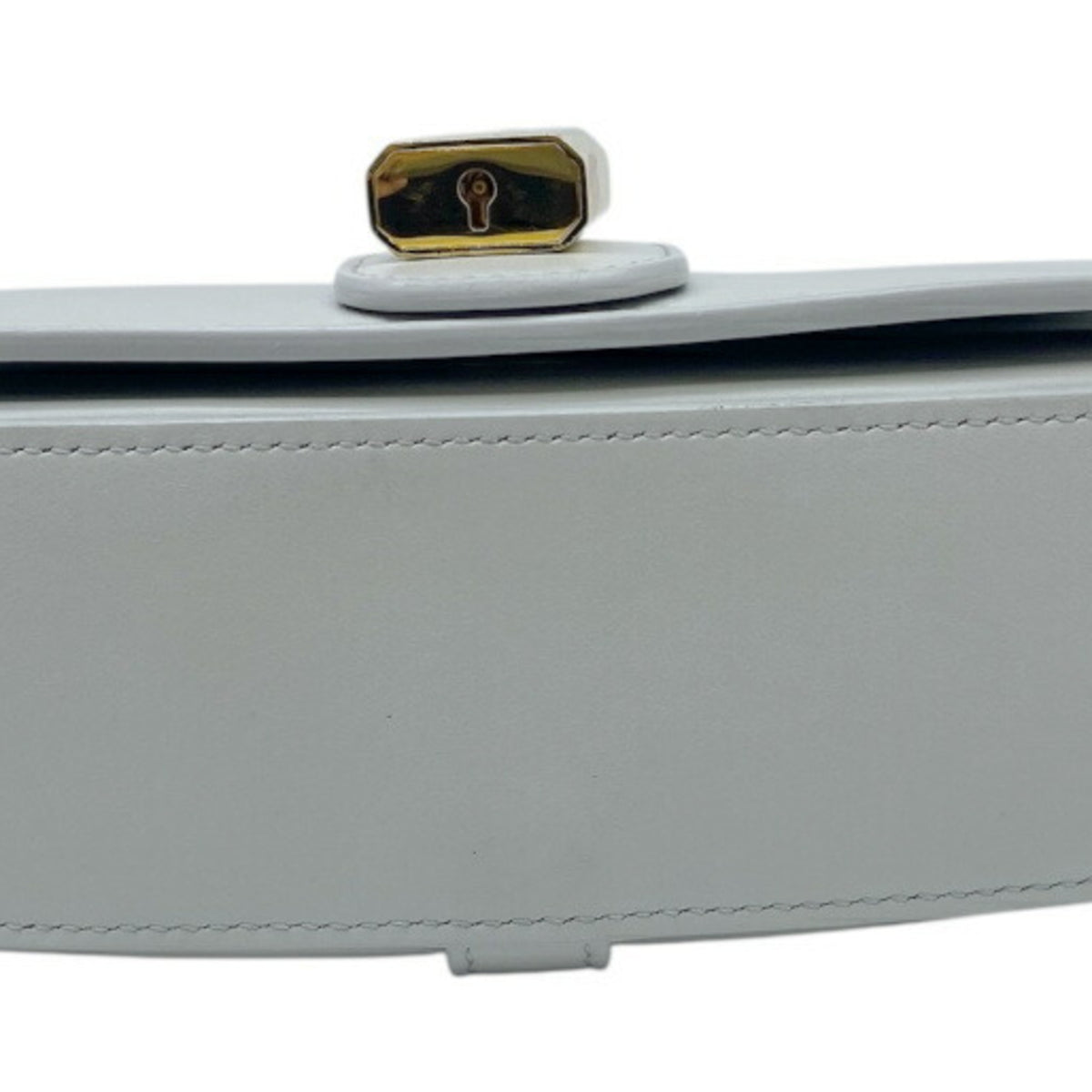 Celine Light Gray Leather Handbag (Pre-Owned)