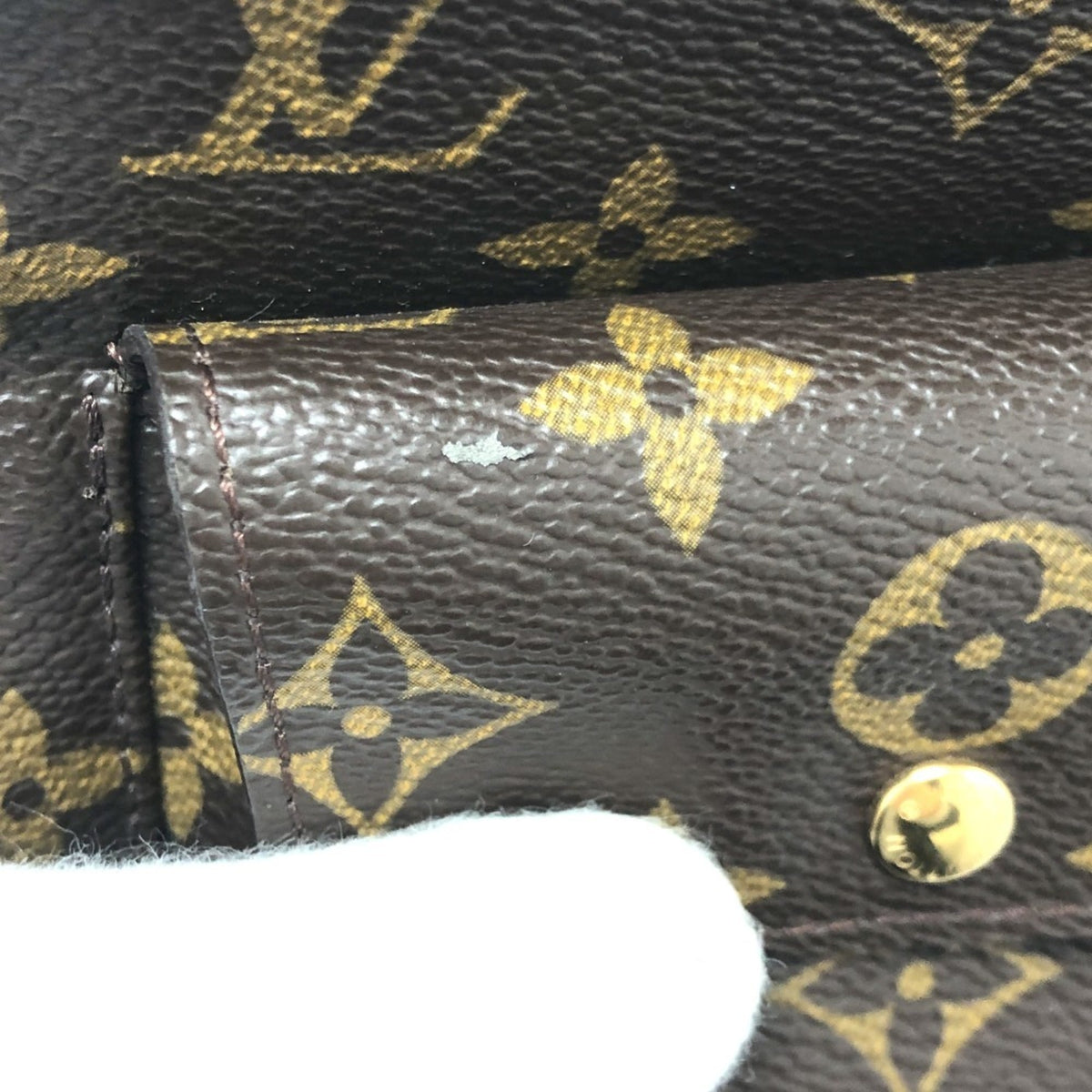 Louis Vuitton Brown Monogram Pochette Pouch (Pre-Owned)