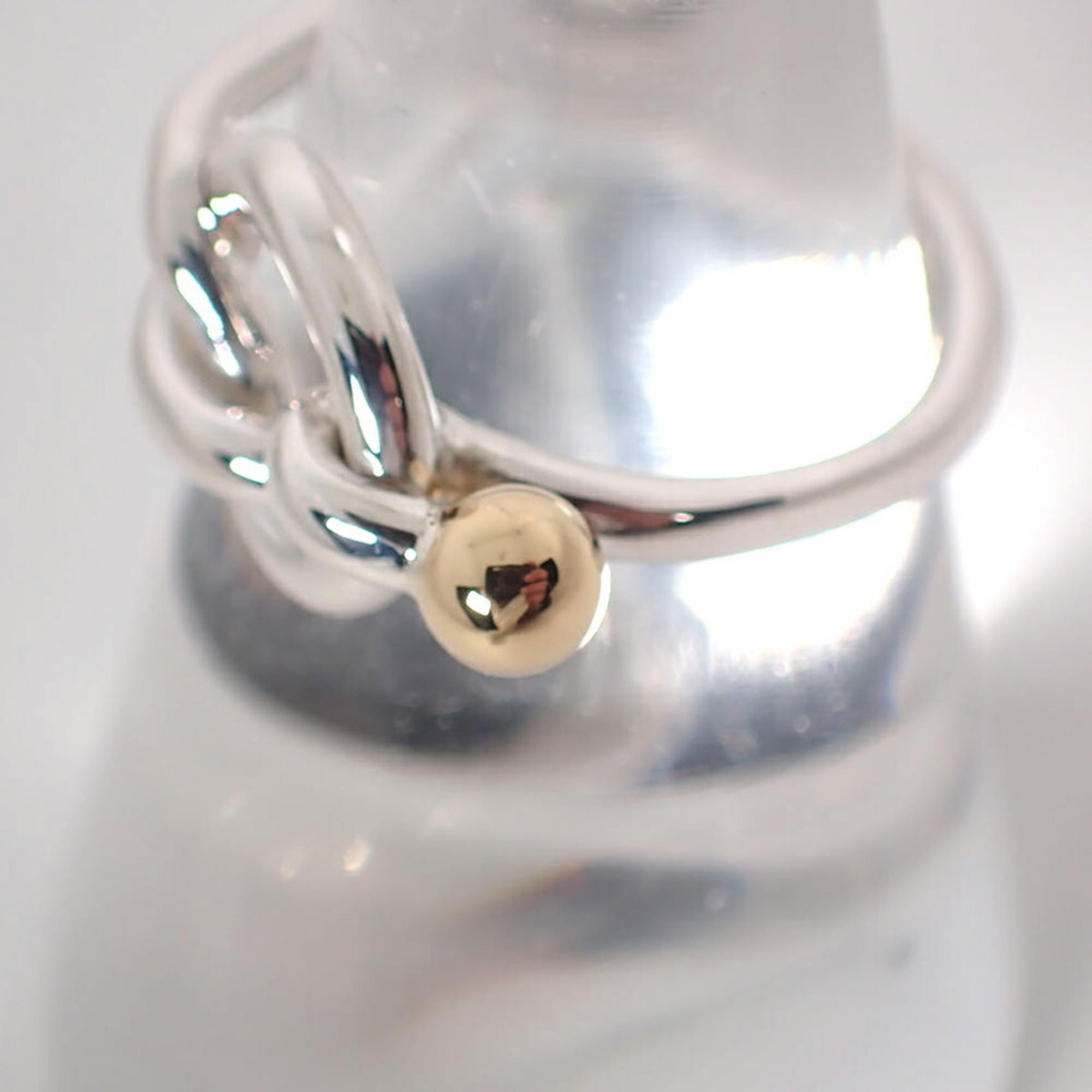 Tiffany Yellow Gold (18K) Sterling Silver 925 Band Ring (Pre-Owned)