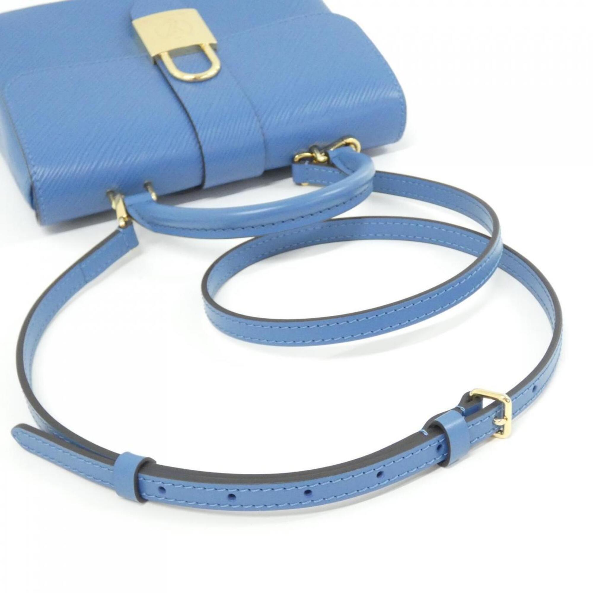 Louis Vuitton Epi Blue Jean Leather Handbag (Pre-Owned)