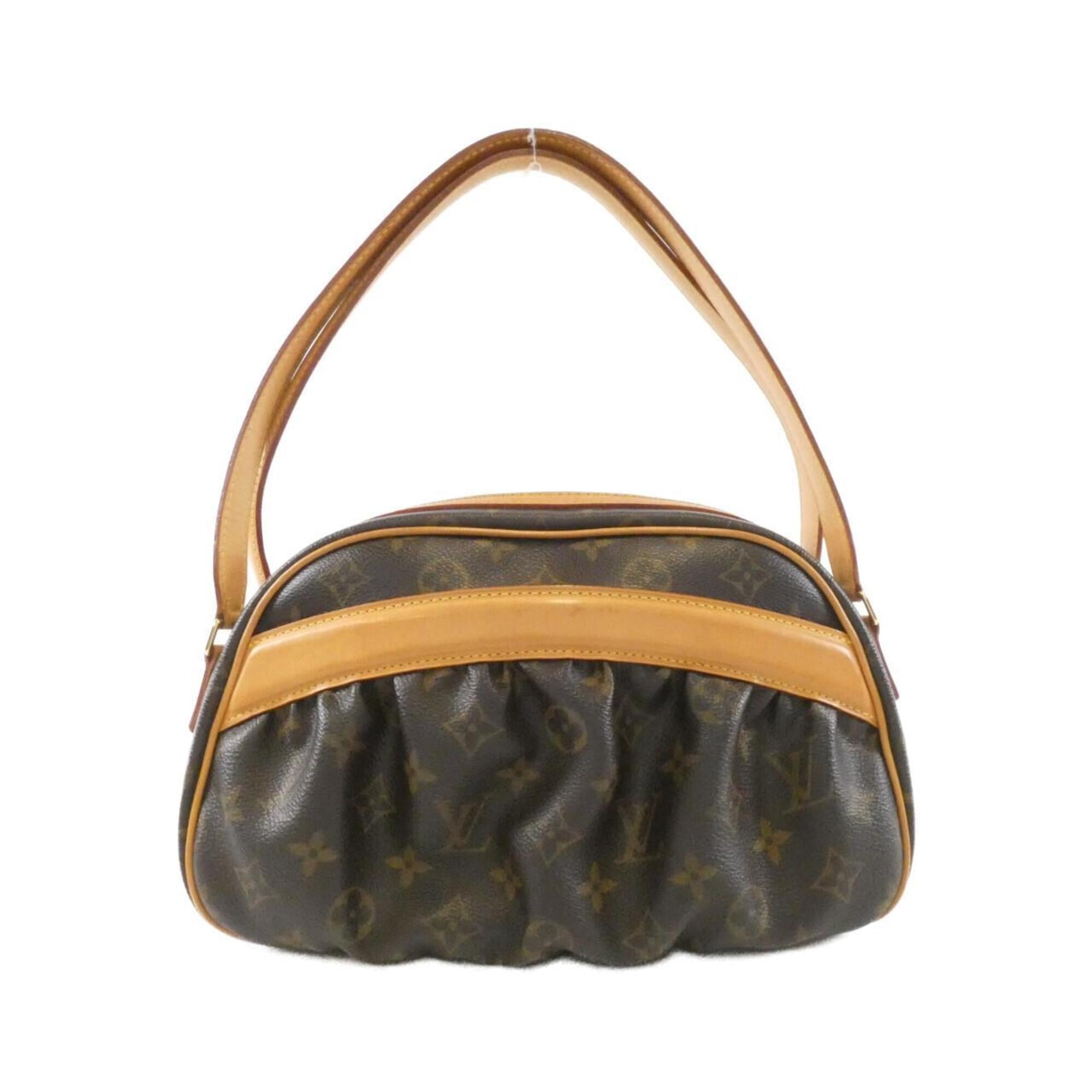 Louis Vuitton Marron Coated Canvas Shoulder Bag (Pre-Owned)