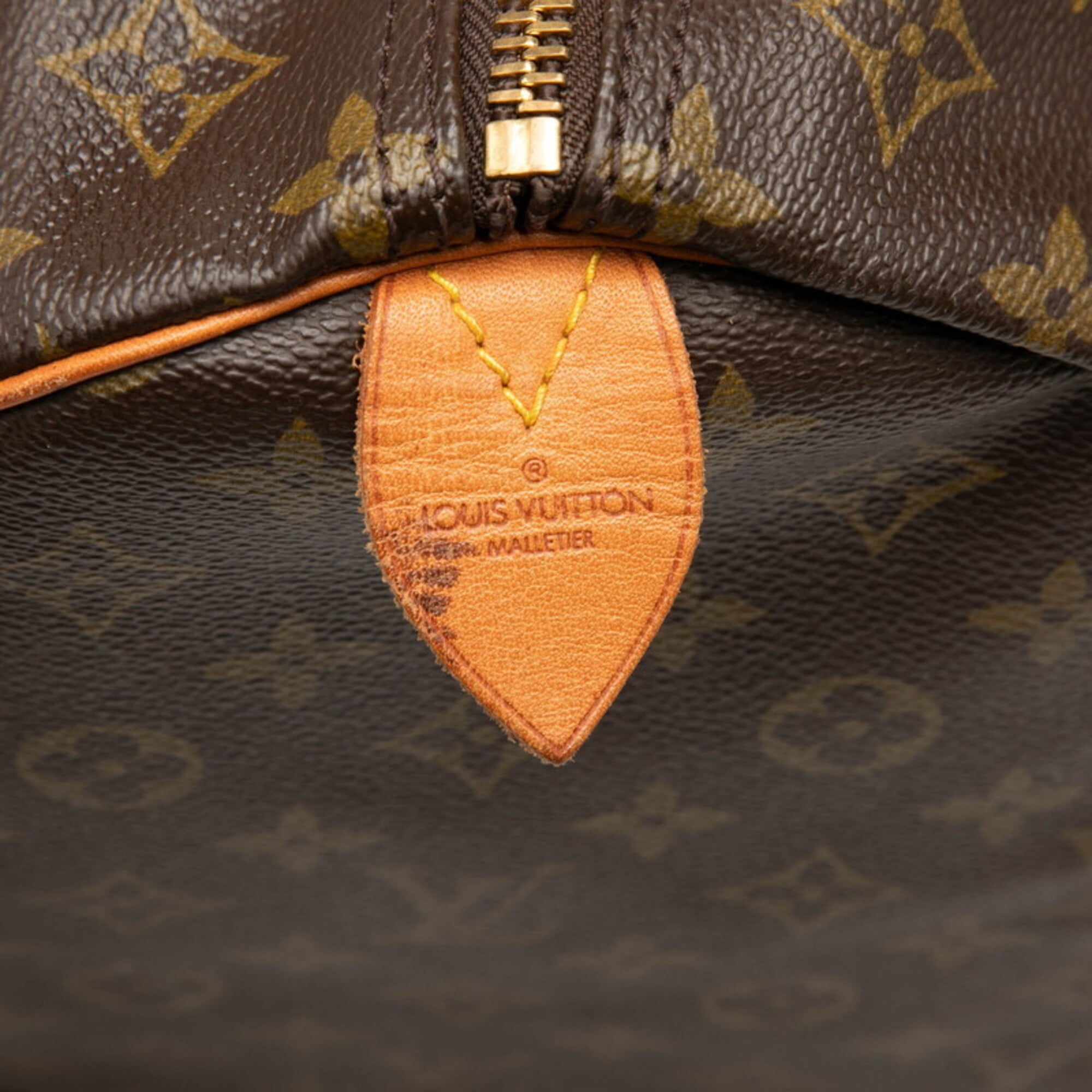 Louis Vuitton Monogram Brown Pvc Leather Boston Bag (Pre-Owned)